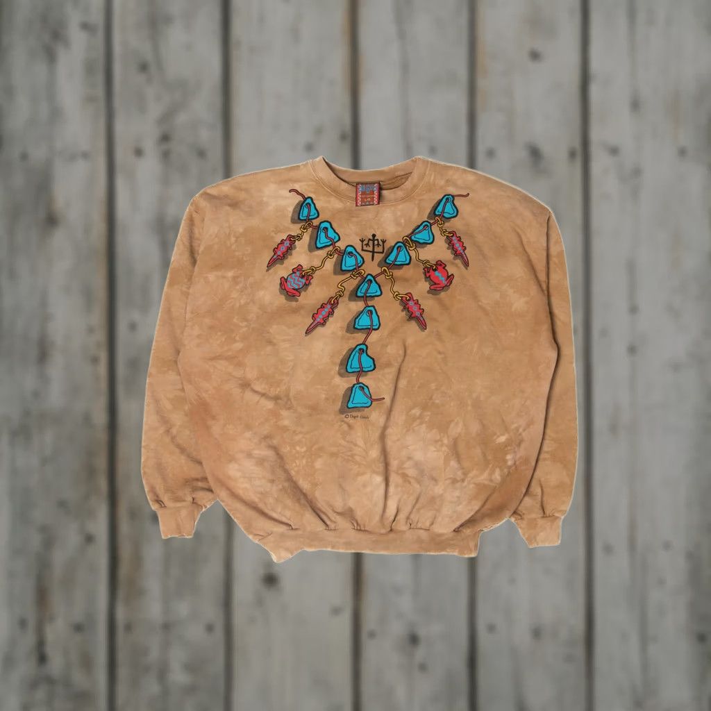 Vintage VINTAGE Dagoli Sweatshirt Large Brown 1990s Cotton Size US L / EU 52-54 / 3 - 1 Thumbnail