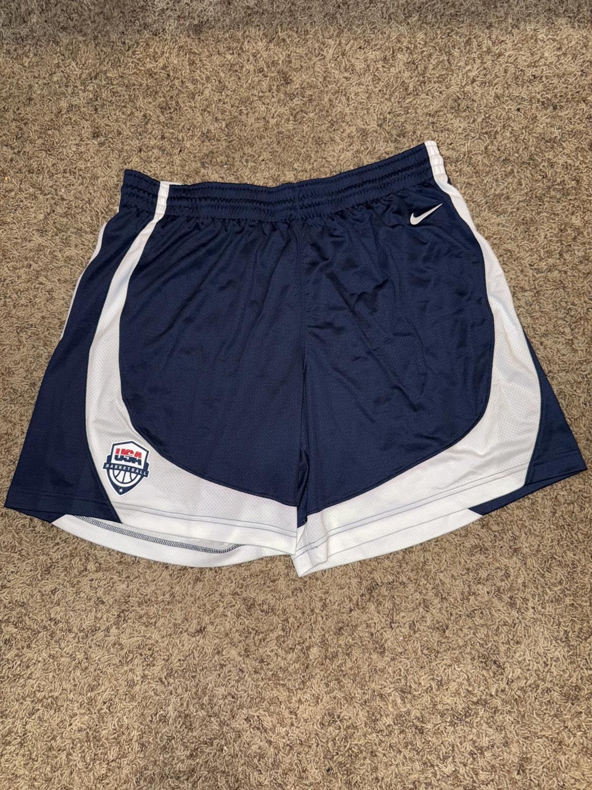 Nike Nike Men’s USA Basketball Paris 2024 Limited Practice 9” Mesh Shorts Size US 44 / EU 60 - 1 Thumbnail
