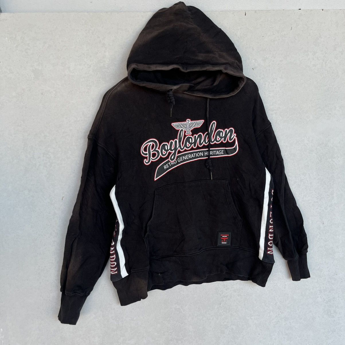 Other Vintage Boy London Black Hoodie With Red Accents Size S Size US S / EU 44-46 / 1 - 3 Thumbnail