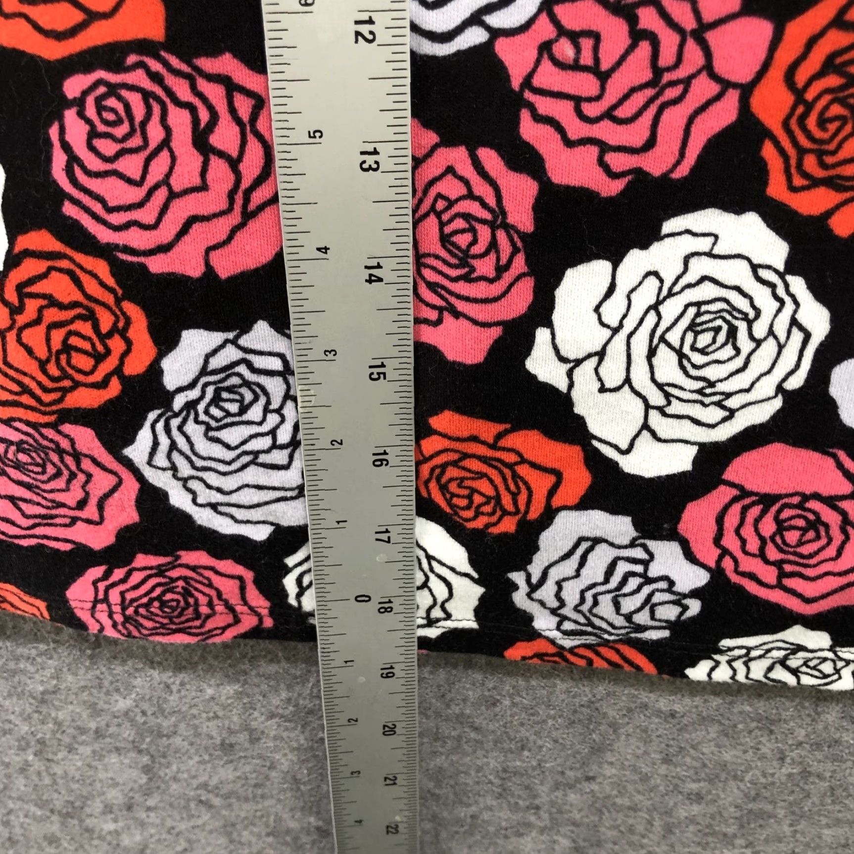 Jones New York NWT Jones New York Faux Wrap Skort Womens XXL Pink Floral Cotton Knit Midi Skort Elastic Waist Wrap Style Casual Size 40" / US 18 - 6 Thumbnail