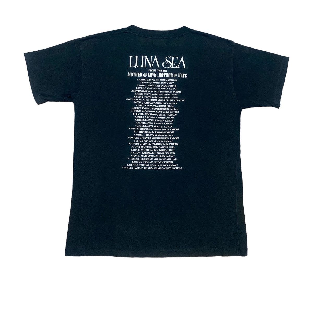 Band Tees × Vintage Rare‼️🔥Vintage Japanese Band Luna Sea Concert 1995 T-Shirt Size US M / EU 48-50 / 2 - 2 Thumbnail