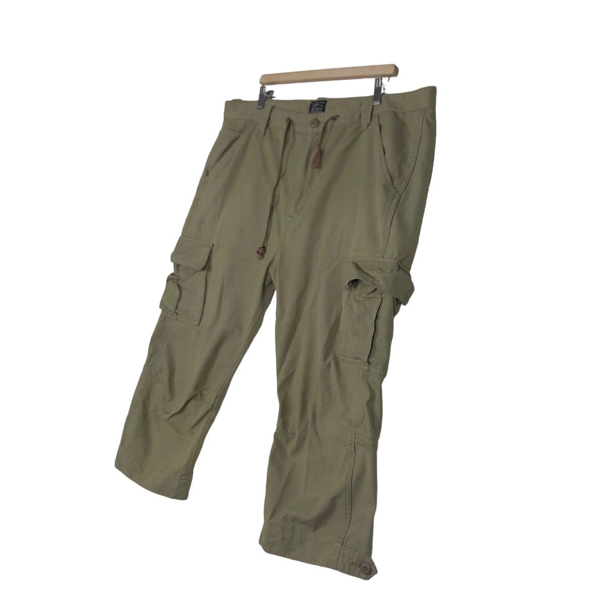 Alpha Industries 🔥Cropped Biker Pants Cargo Alpha Industries Pocket Bondage Size US 42 / EU 58 - 2 Thumbnail