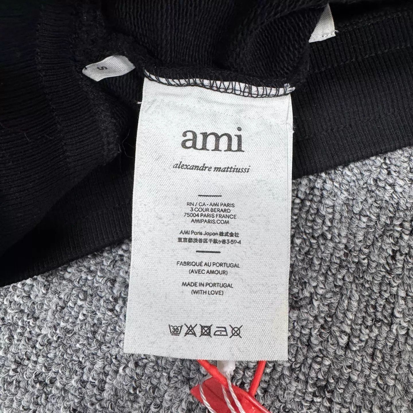 AMI Black Sweatpants with Drawstring - Size 28 Size US 28 / EU 44 - 7 Thumbnail
