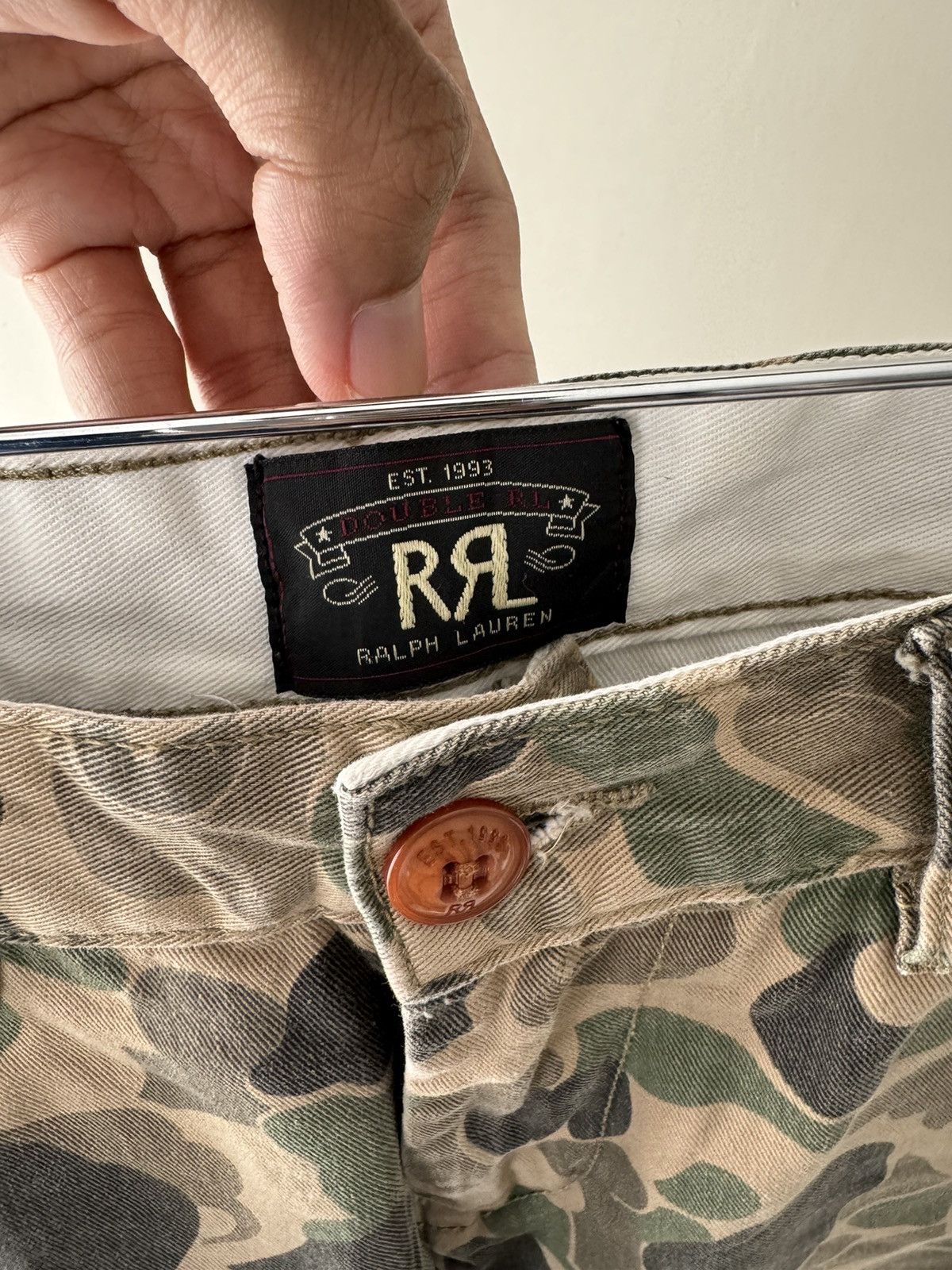 RRL Ralph Lauren Double RL Camo Shorts Size US 29 - 2 Thumbnail