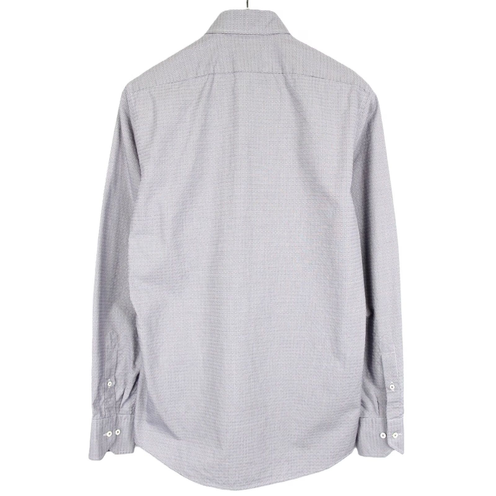 Vintage STENSTROMS Shirt Men's 39 / 15 1/2 Purple Button Slimline Twofold Super Cotton Button-Up Long Sleeve Size US L / EU 52-54 / 3 - 2 Thumbnail