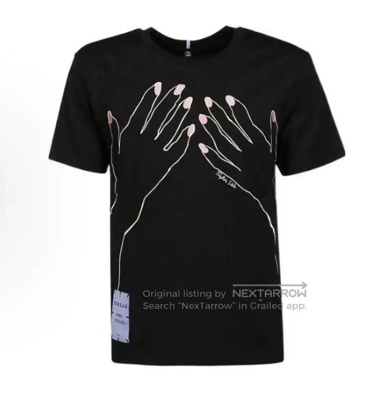 Alexander McQueen Alexander McQueen Black Cotton Graphic T-Shirt . Size US L / EU 52-54 / 3 - 1 Thumbnail