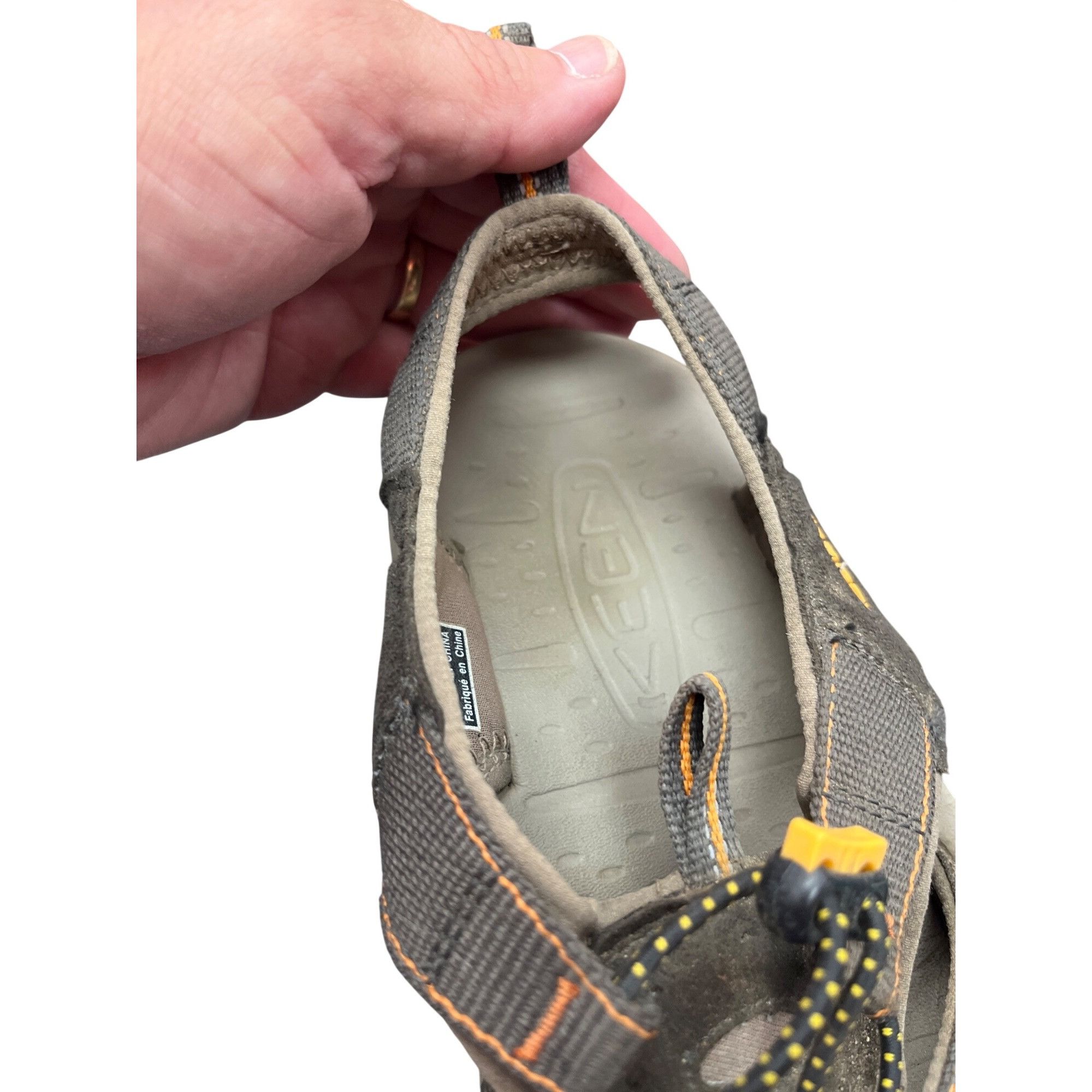 KEEN Keen mens brown leather waterproof hiking water sandals shoe Size US 13 / EU 46 - 9 Thumbnail