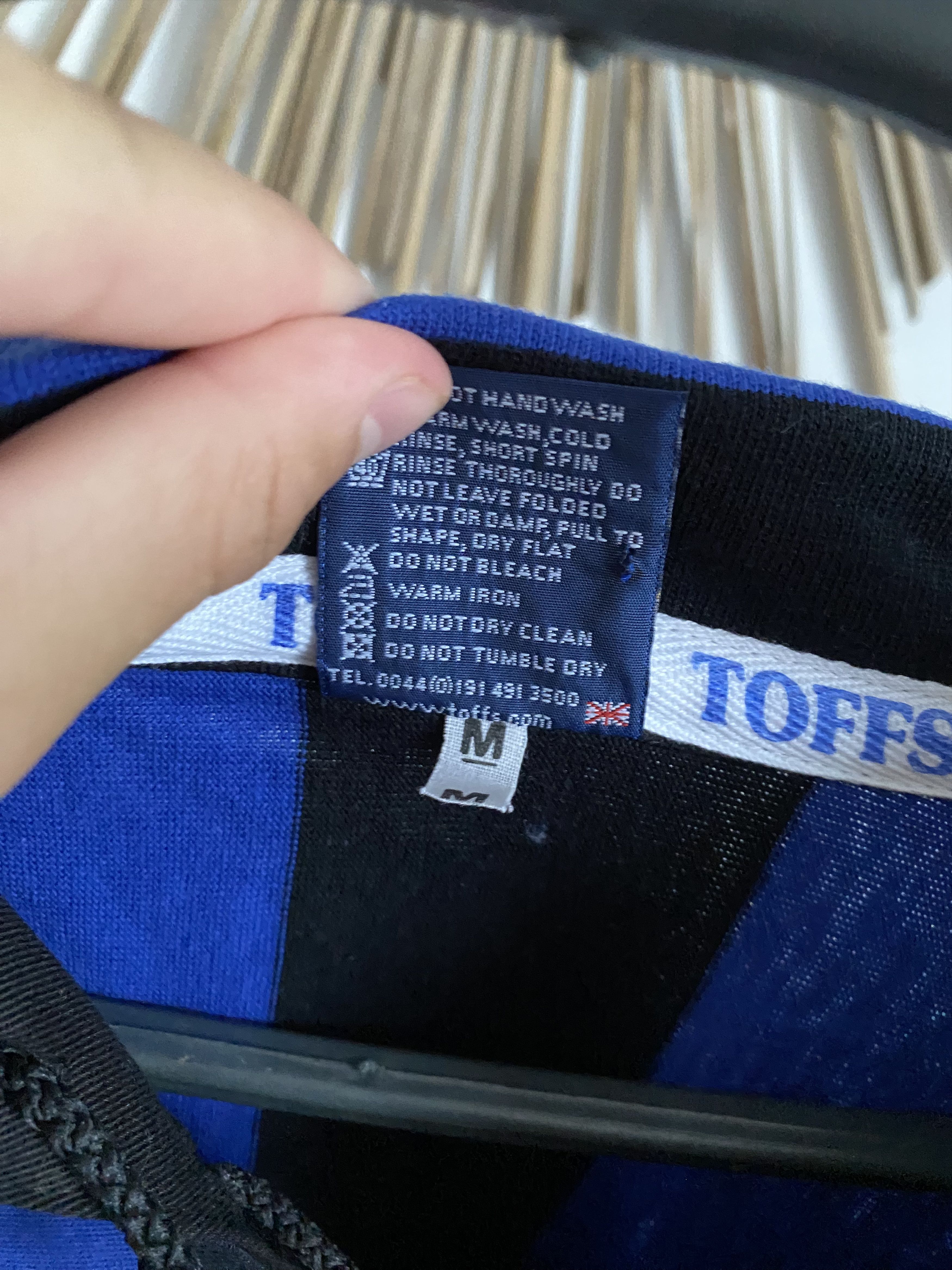 Toffs Inter Milan 1950s Retro toffs vintage football soccer jersey Size US M / EU 48-50 / 2 - 5 Thumbnail