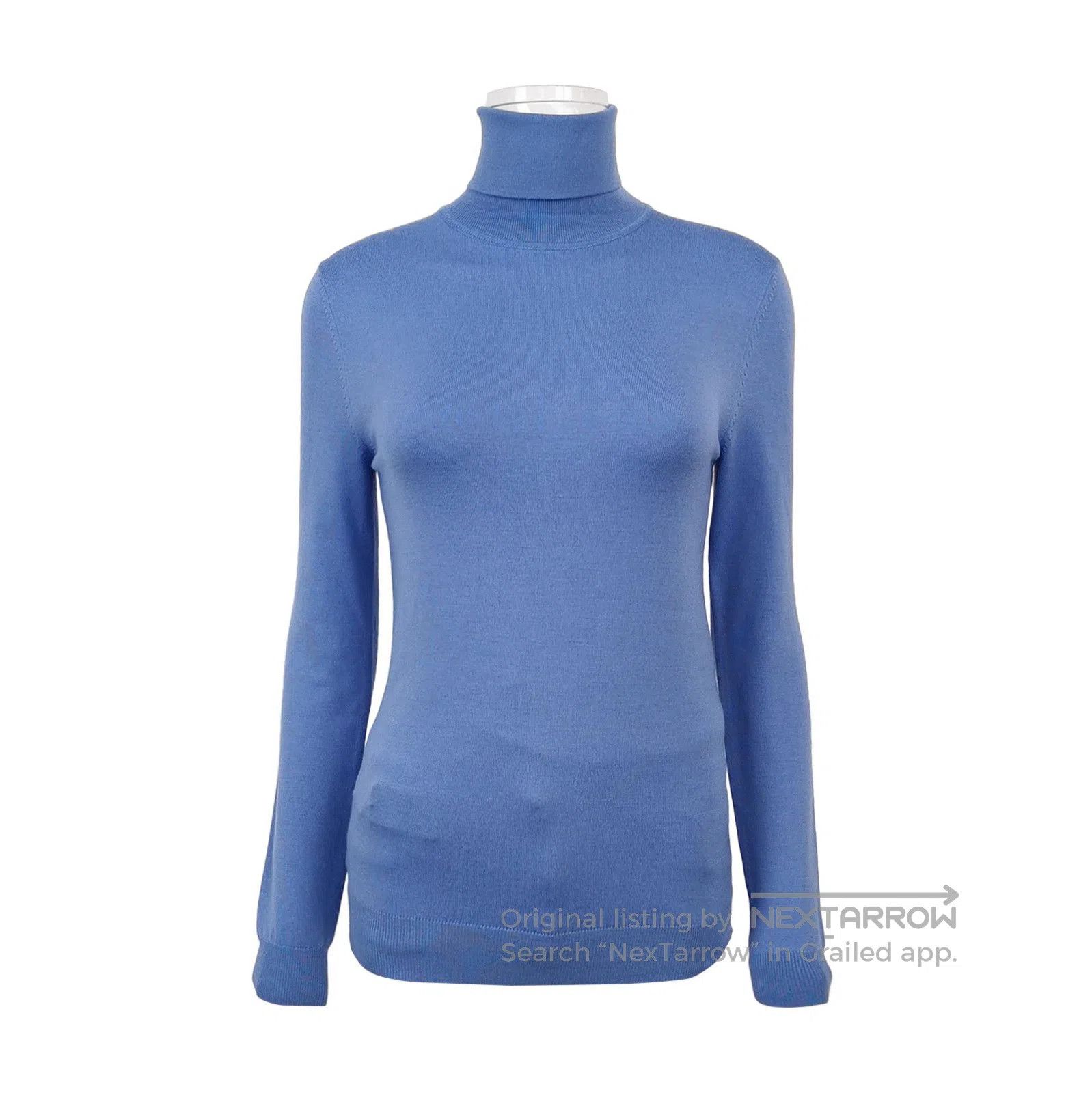 Prada Prada Wool Blend Turtleneck Sweater in Blue . Size S / US 4 / IT 40 - 1 Thumbnail