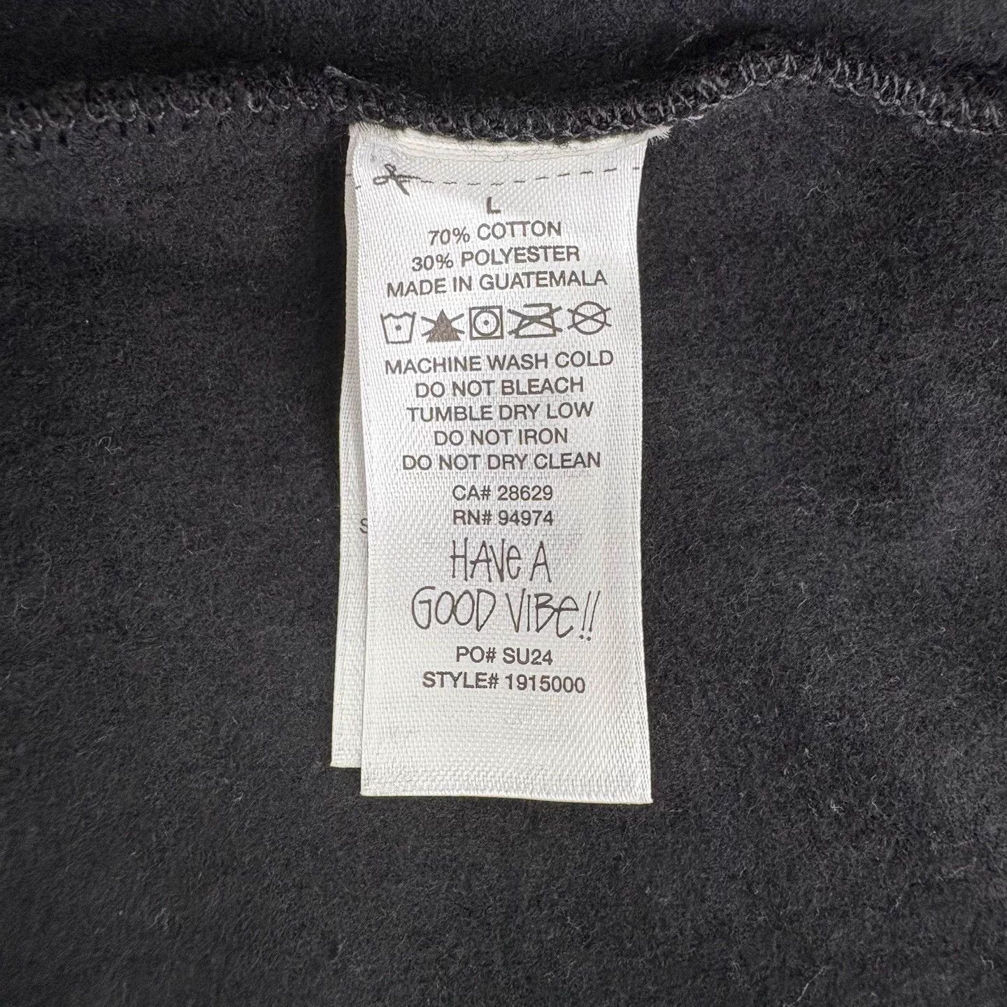 Stussy Stussy men's black crewneck logo pullover L Size US L / EU 52-54 / 3 - 4 Thumbnail