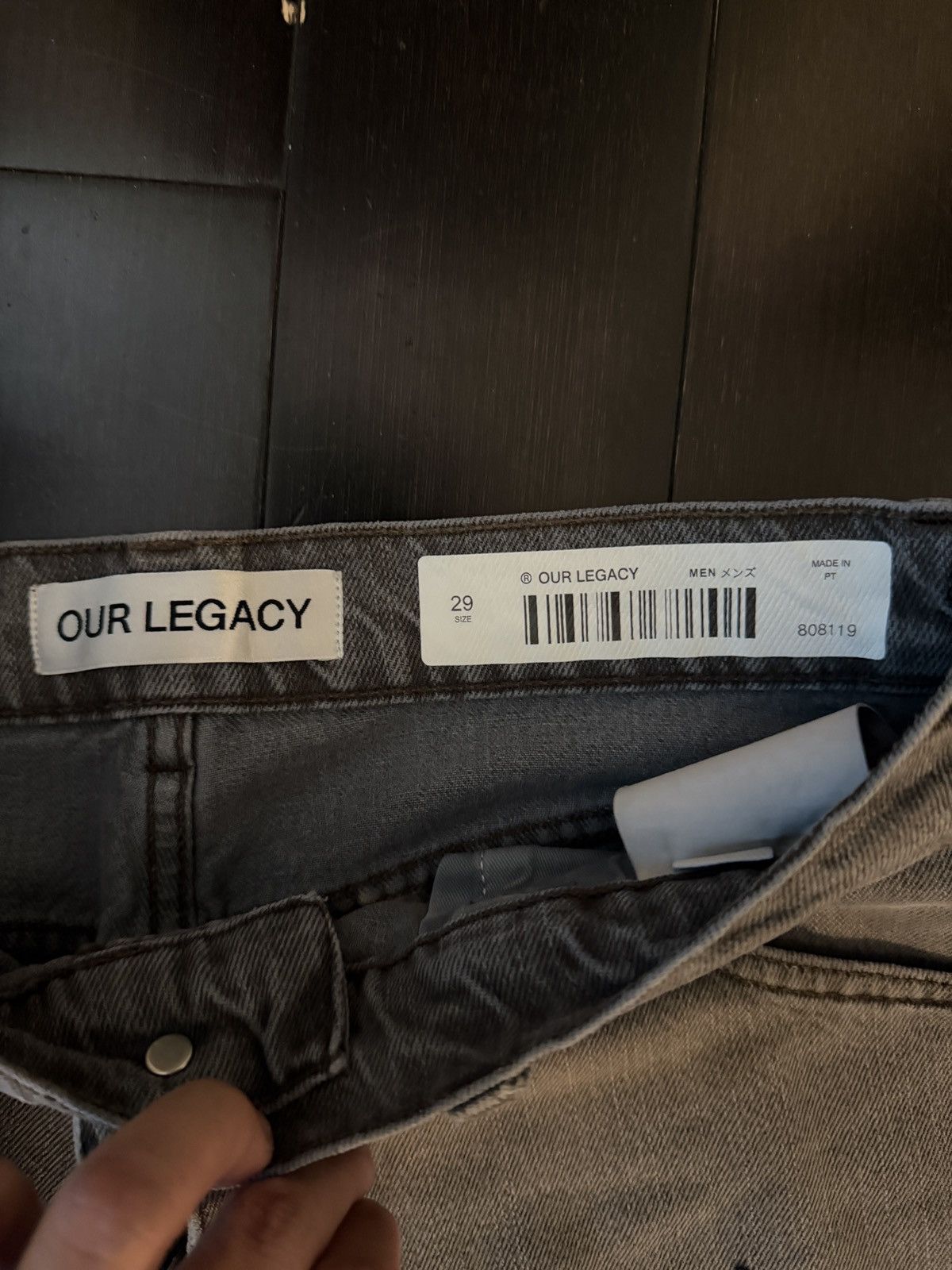 Our Legacy Our Legacy Vast Cut in Grey Size US 29 - 2 Thumbnail