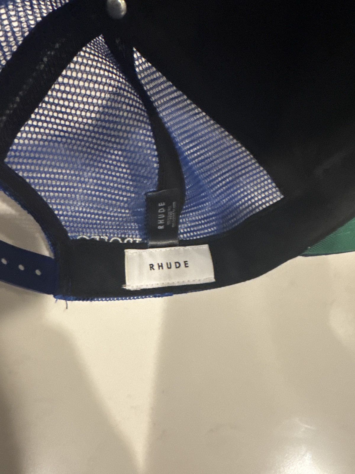 Rhude paradise hills rhyme trucker Size ONE SIZE - 4 Thumbnail