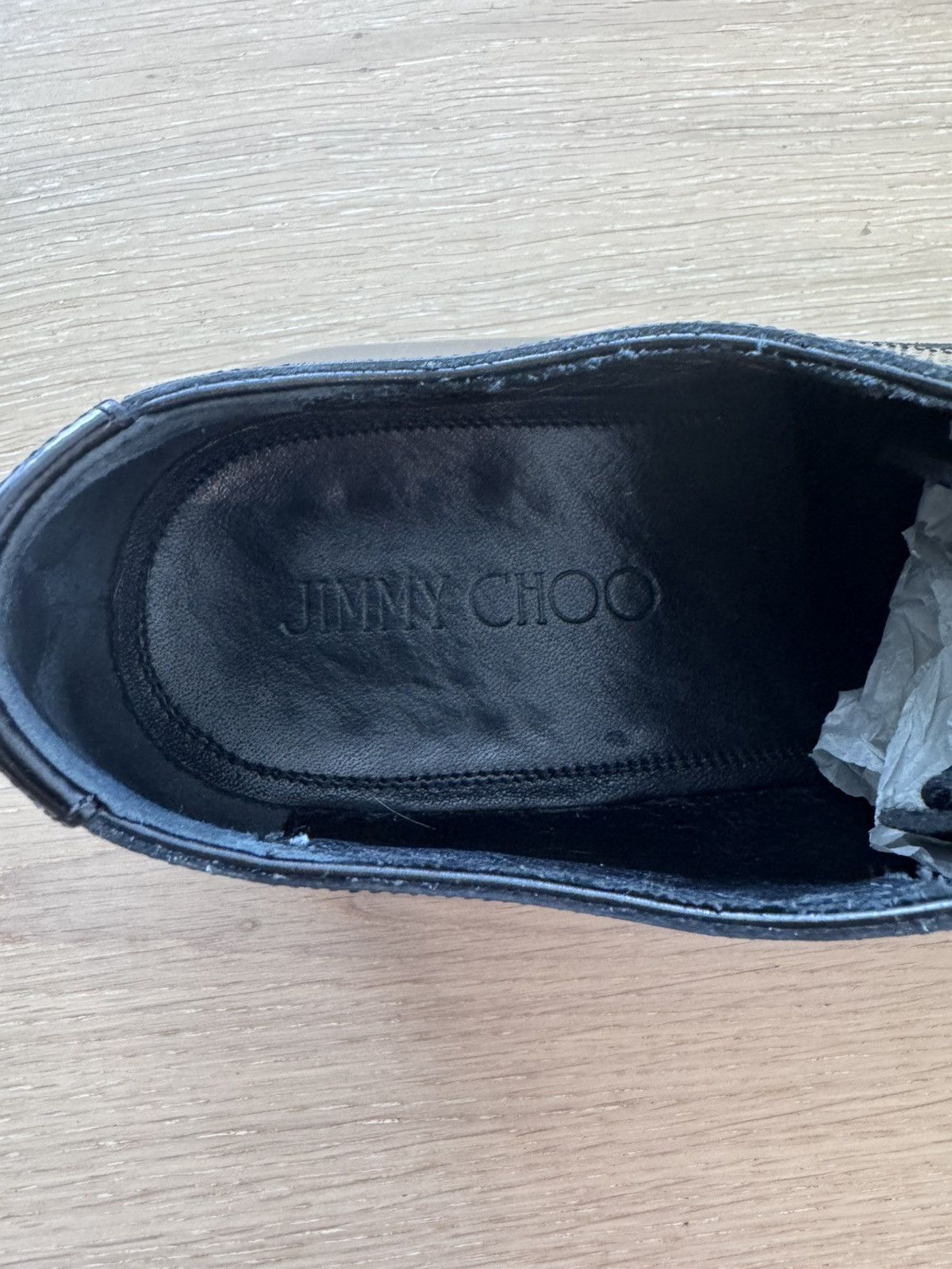 Jimmy Choo Jimmy Choo Studded Black Derby Shoe leather Suede Men US 11 Size US 11 / EU 44 - 14 Thumbnail