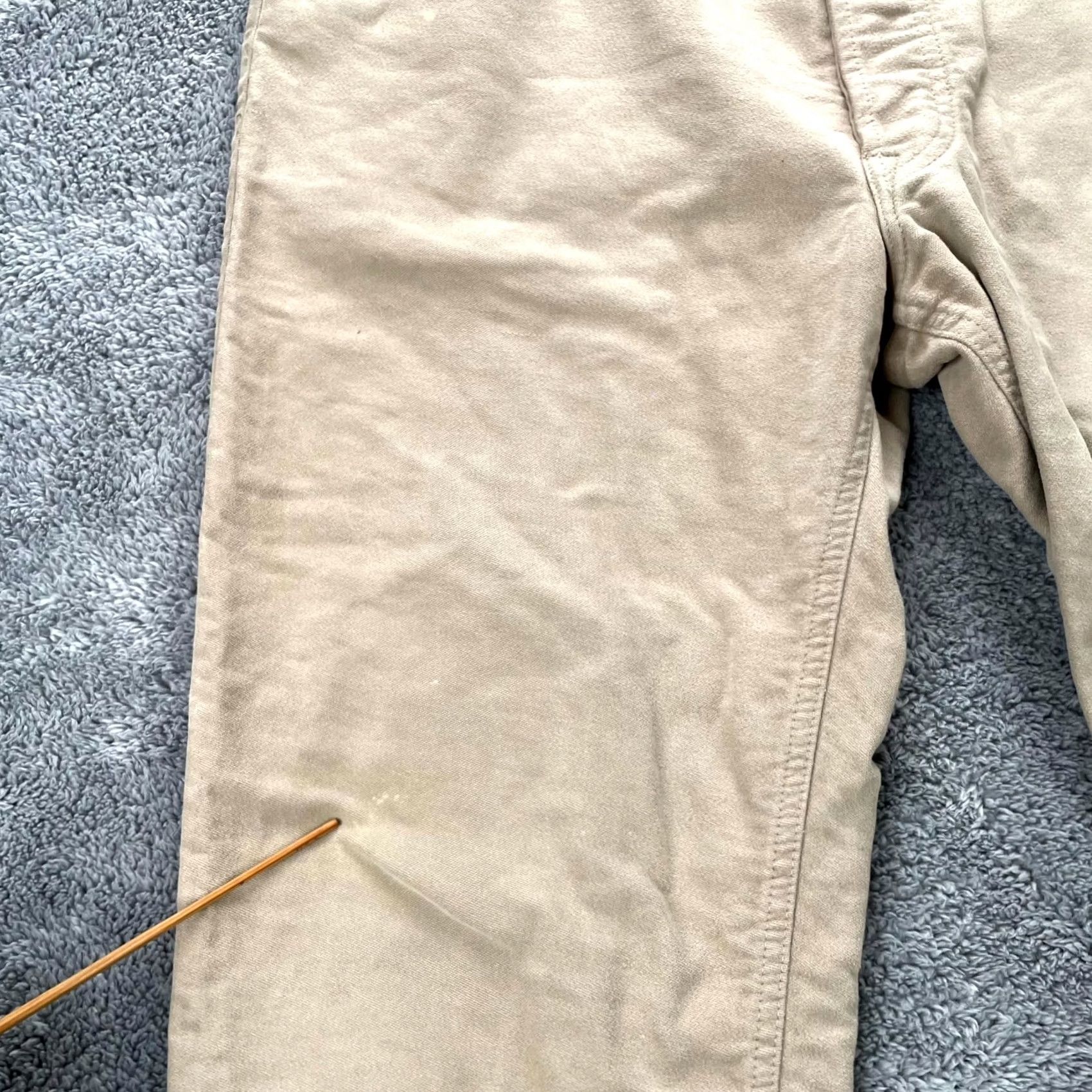 Marlboro VINTAGE Marlboro Classics Pants Mens 34x31 Beige Cotton 5-Pocket Design Straight Leg Jeans Regular Fit Waist 34 Block Logo 90s USA Classic Mens Size US 34 / EU 50 - 3 Thumbnail