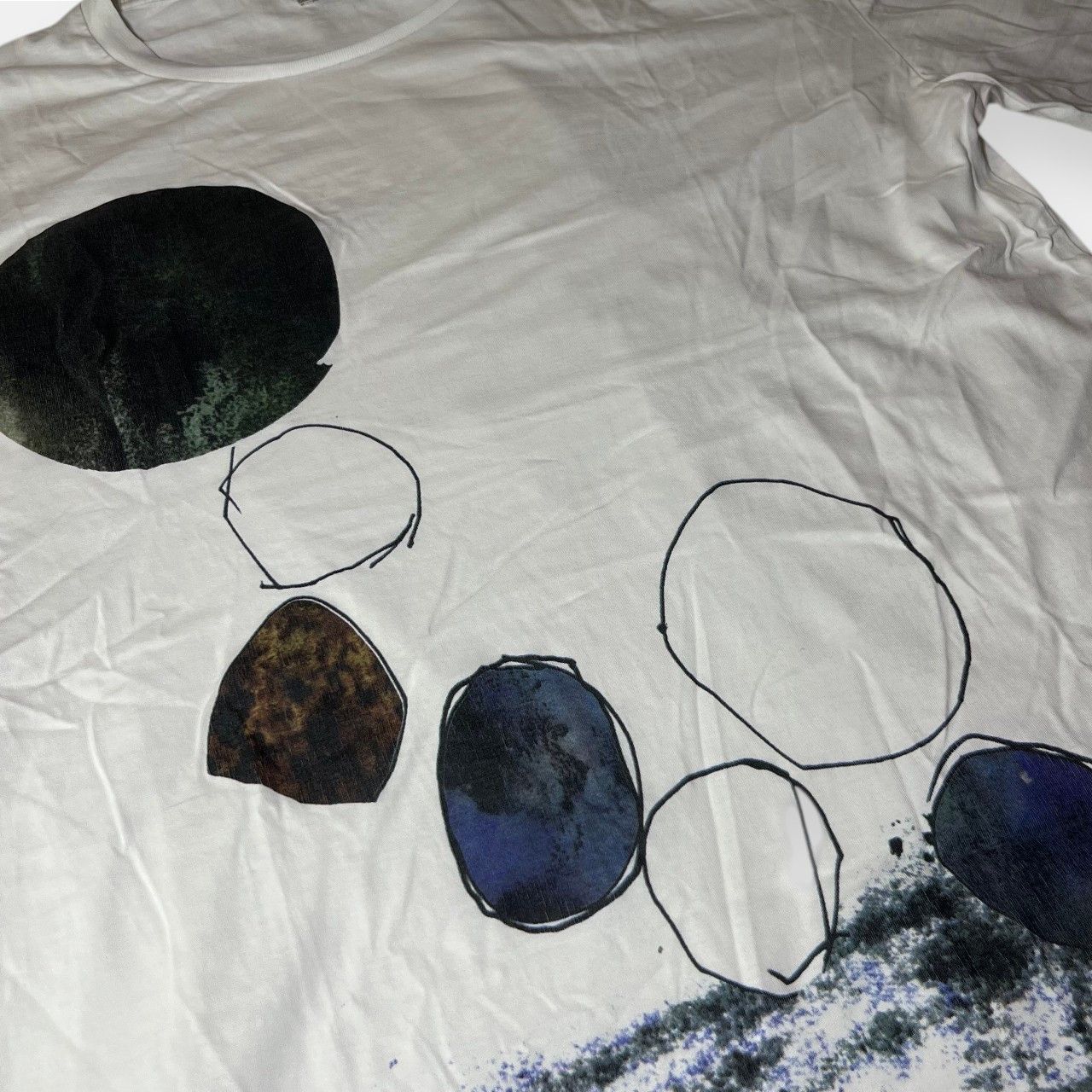 Acne Studios Acne T-Shirt White with Artwork Size US L / EU 52-54 / 3 - 3 Thumbnail