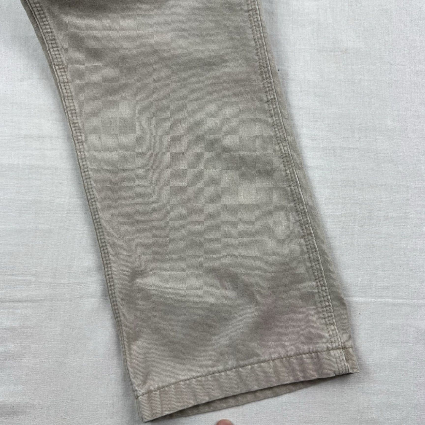 Carhartt Vintage Carhartt Carpenter Pants Adult 32x30 Relaxed Fit Workwear Casual Men Beige Khaki 90s Grunge Hipster Size US 32 / EU 48 - 3 Thumbnail