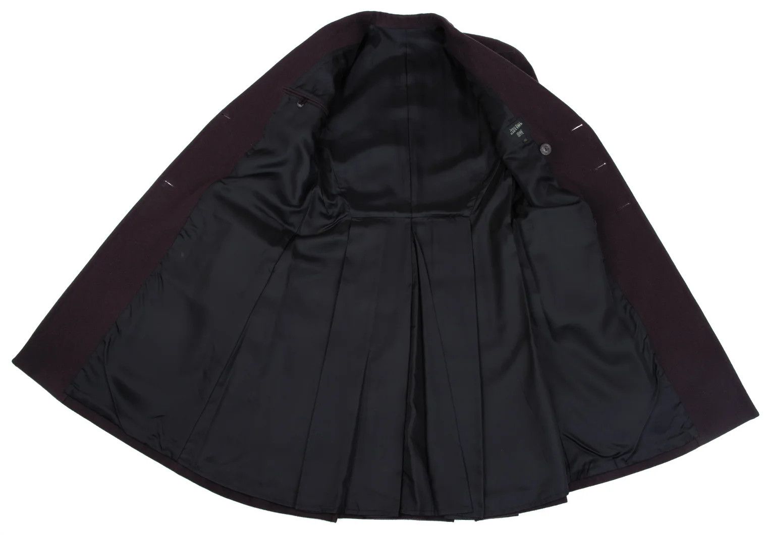 Jean Paul Gaultier Wool Nylon Peak Lapel Coat in Burdy Size 48 Size US M / EU 48-50 / 2 - 12 Thumbnail