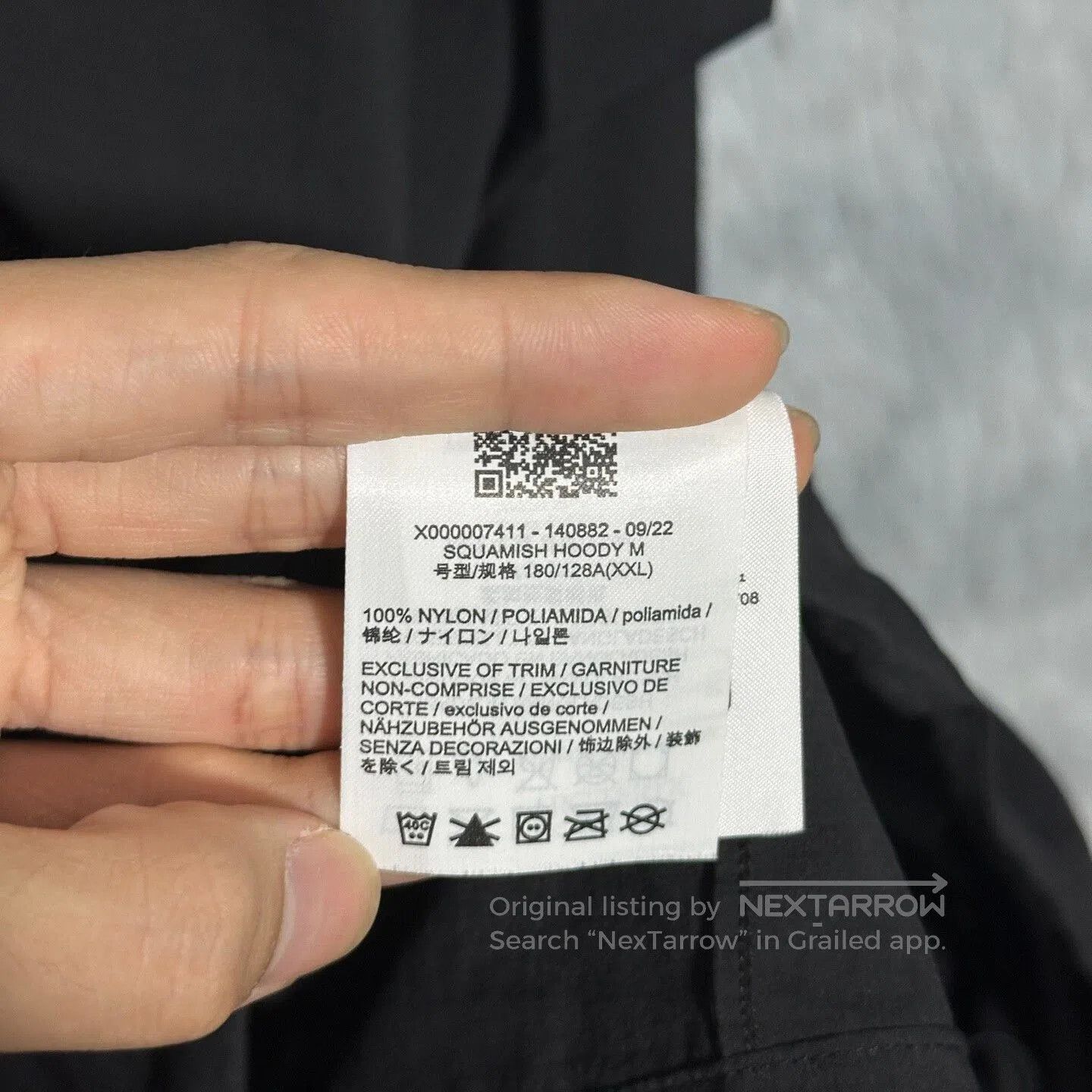 Arc'teryx arcteryx squamish hoody men's black jacket. Size US XXL / EU 58 / 5 - 6 Thumbnail