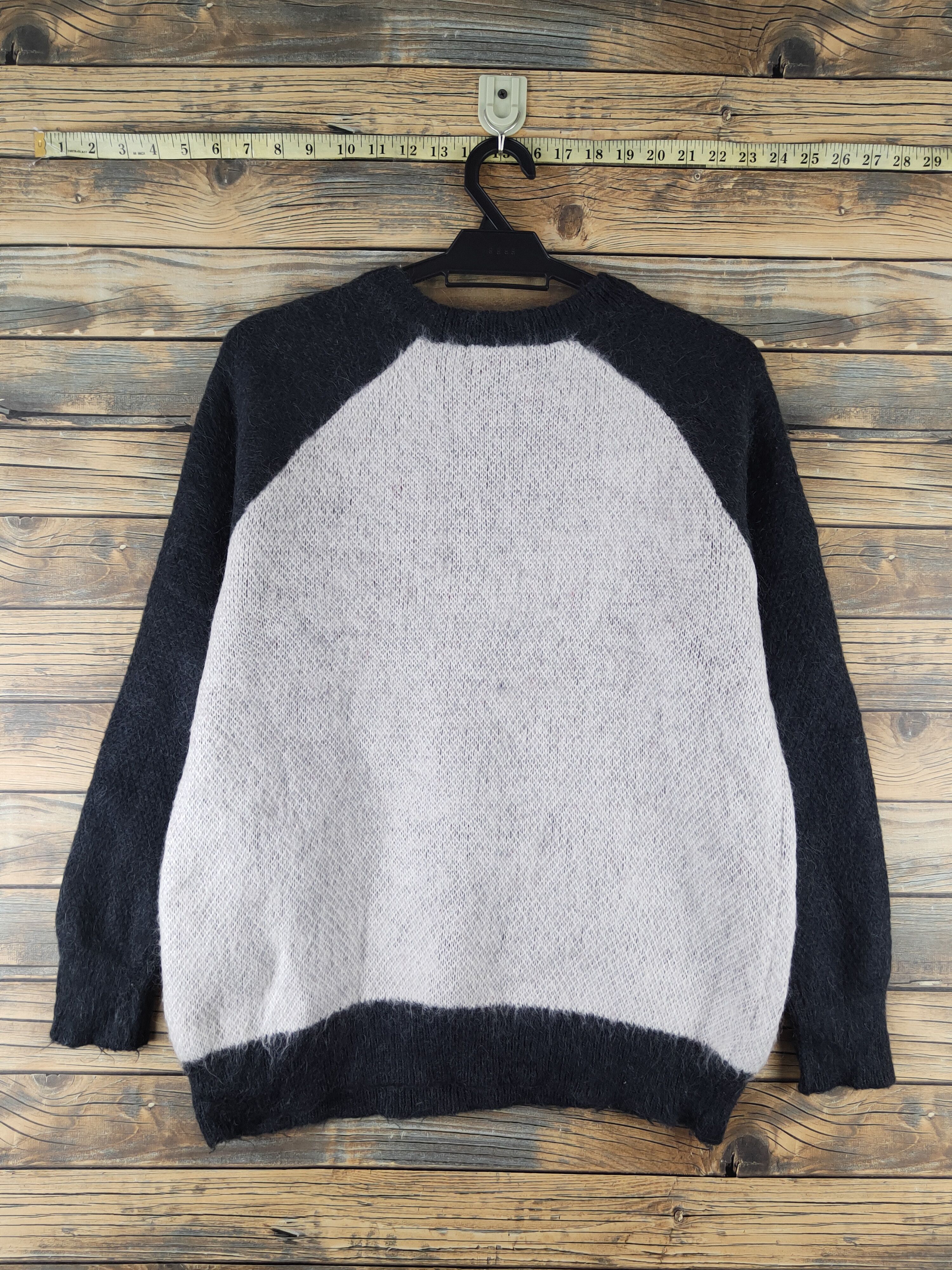 Japanese Brand DL Bayflow Black White Knitwear Sweatshirts #46-188 Size US M / EU 48-50 / 2 - 7 Thumbnail