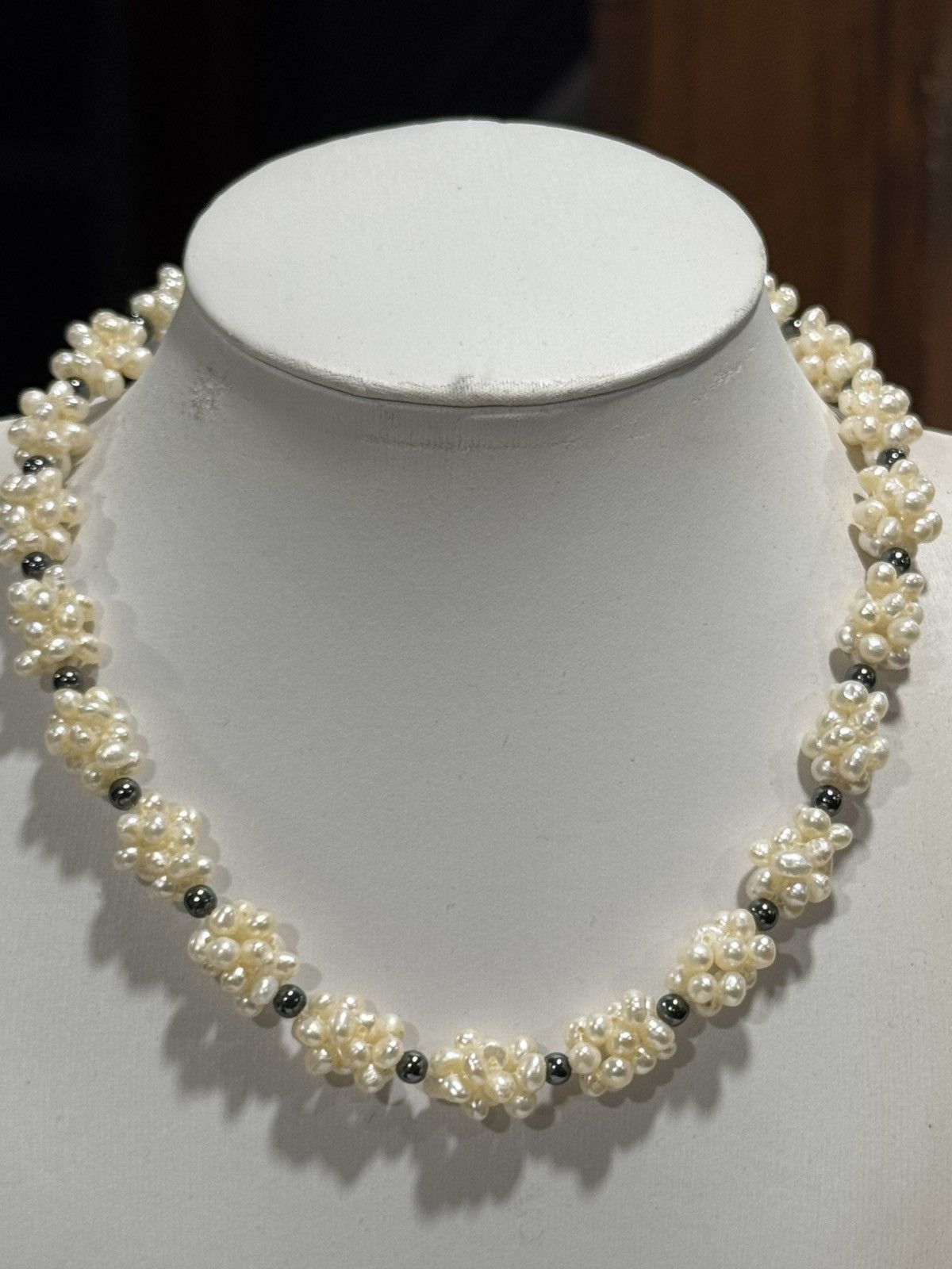 Jewelry Vintage Fresh Water Clustered Pearl Necklace Size ONE SIZE - 5 Thumbnail