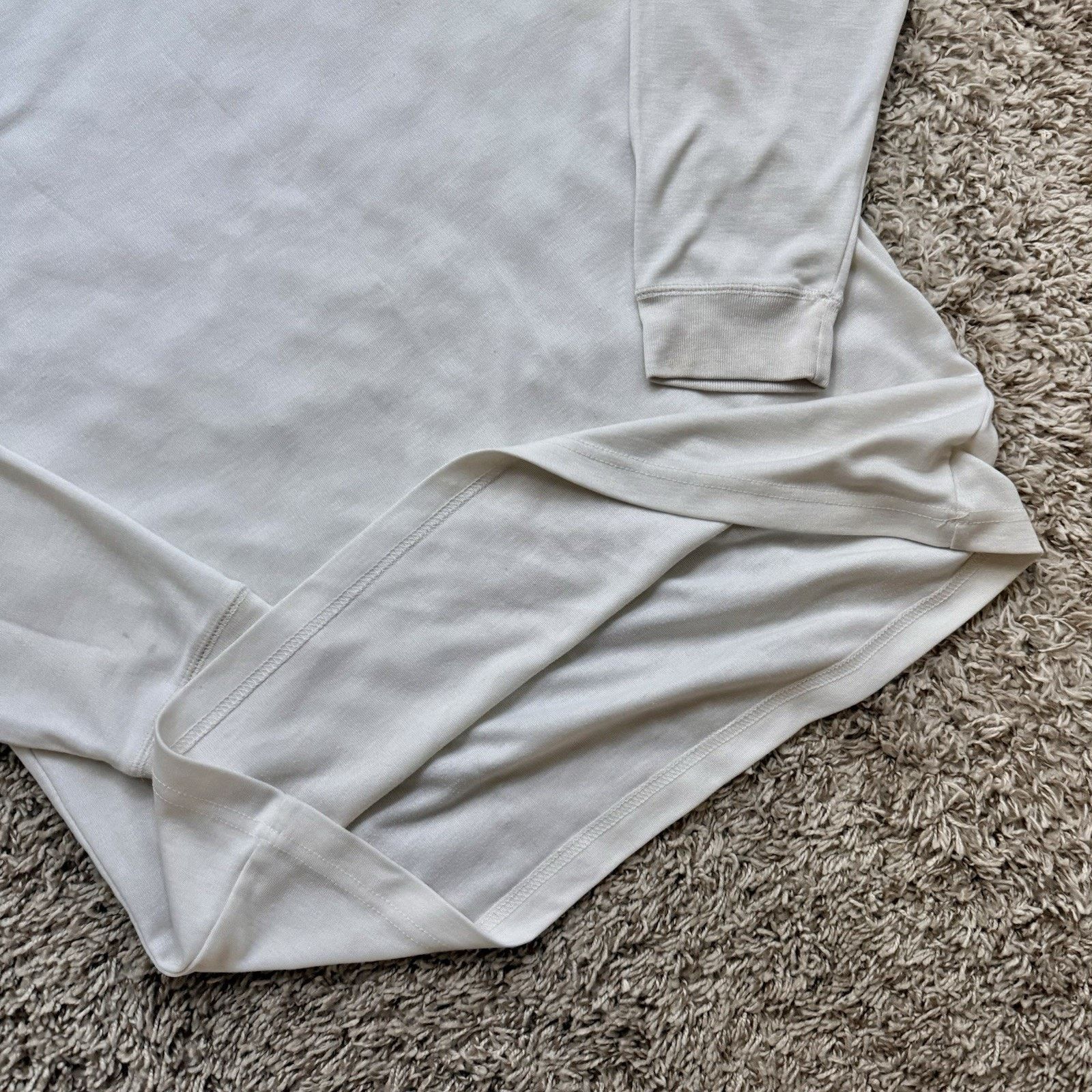 The North Face × Vintage Vintage The North Face TEKWARE White Long Sleeve T-Shirt Size US L / EU 52-54 / 3 - 5 Thumbnail