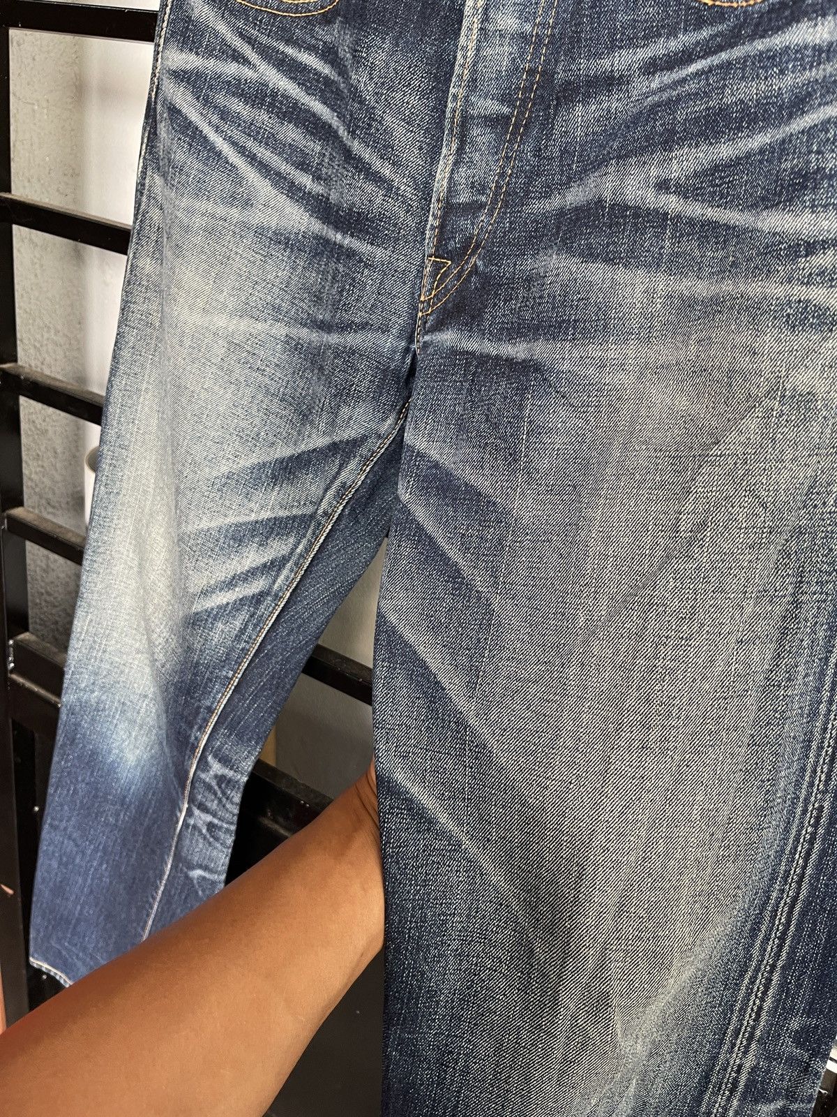 Distressed Eternal Half Selvedge Denim