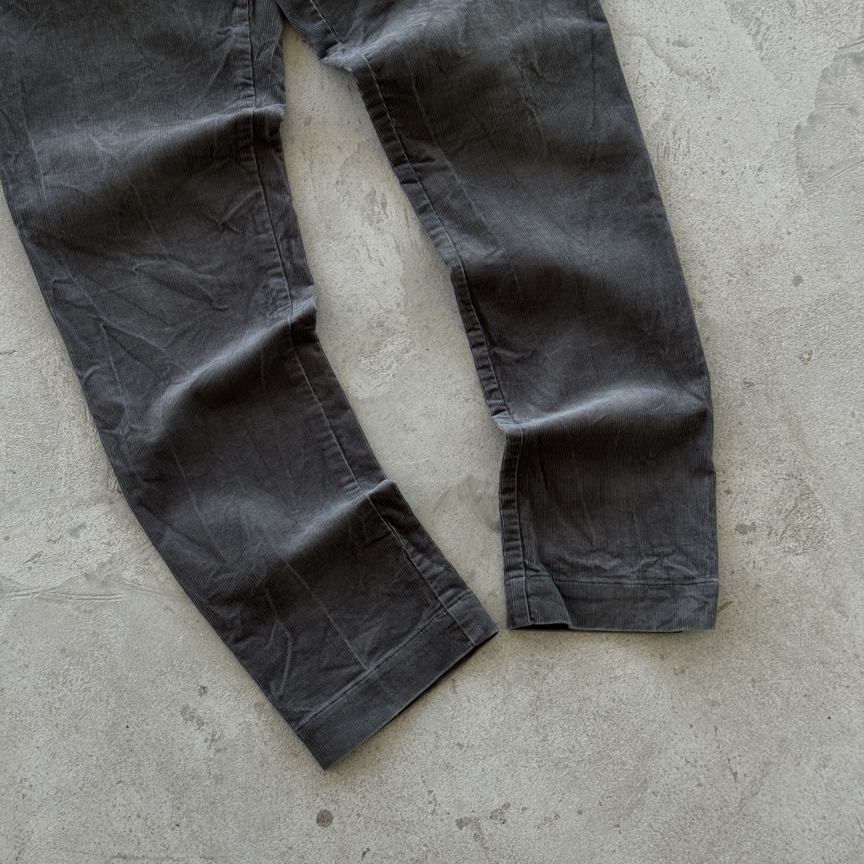 Polo Ralph Lauren Polo Ralph Lauren Gray Corduroy Stretch Slim Fit Pants 33x34 Size US 33 - 9 Thumbnail