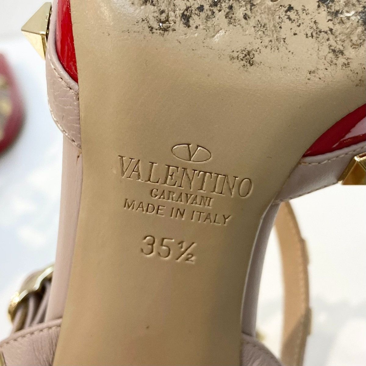 Valentino Valentino Garavani Rockstud patent and leather caged pumps Size US 5.5 / IT 35.5 - 6 Thumbnail