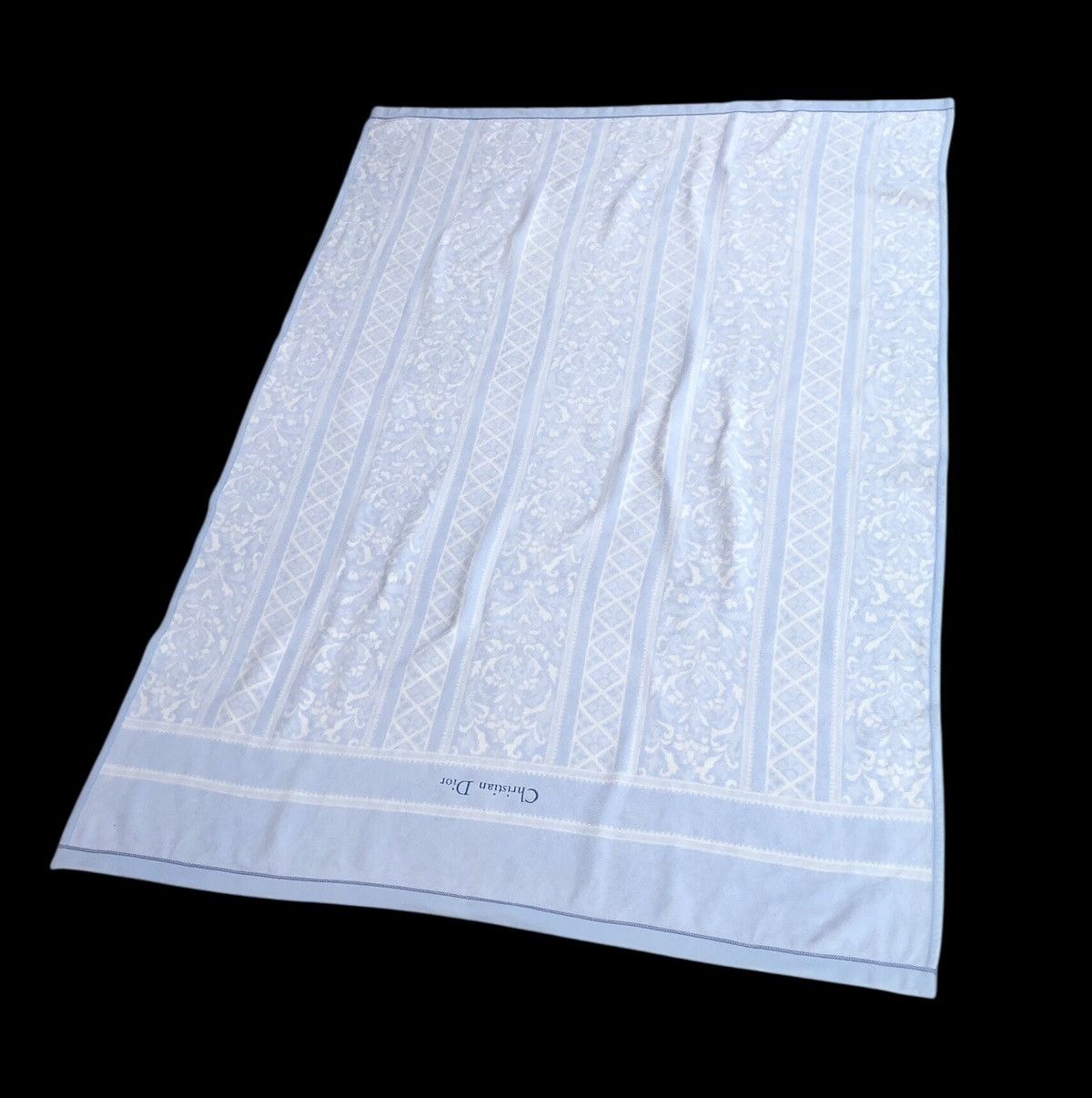 Christian Dior Monsieur Christian Dior Luxury Blanket 100% Cotton Size 140cm x 200cm Size ONE SIZE - 5 Thumbnail