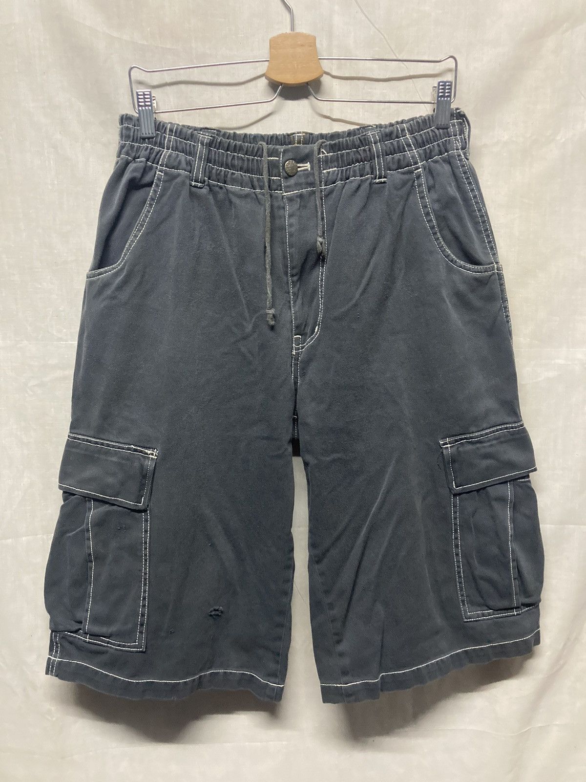 Japanese Brand Raton Laveur Baggy Cargo Shorts Size US 30 / EU 46 - 2 Thumbnail
