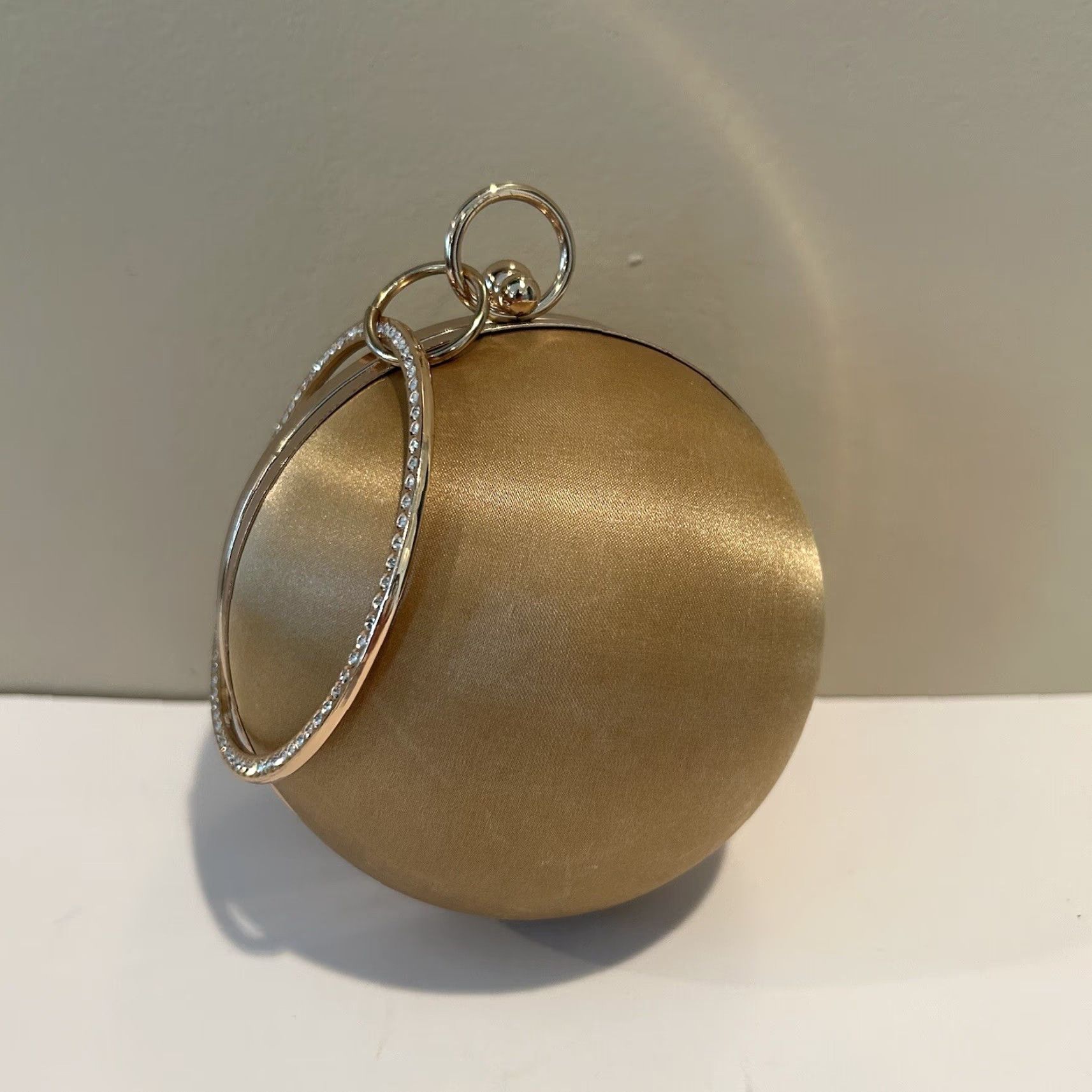 Bally Versona Clutch Ball Gold Rhinestone Small Womens Size ONE SIZE - 2 Thumbnail