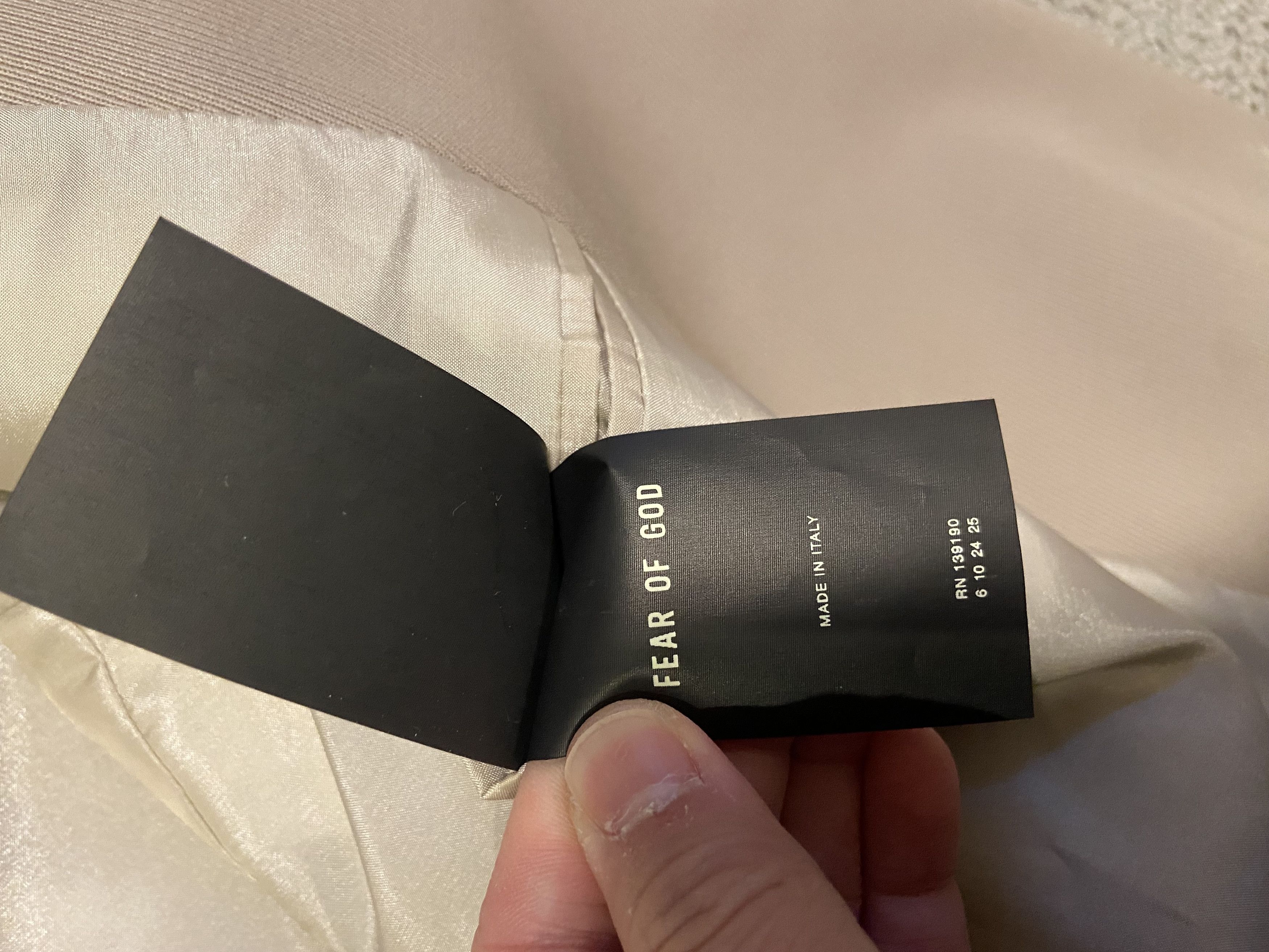 Fear of God NWT Fear Of God Eternal Double-breasted Twill Wool Blazer Size 46R - 9 Thumbnail