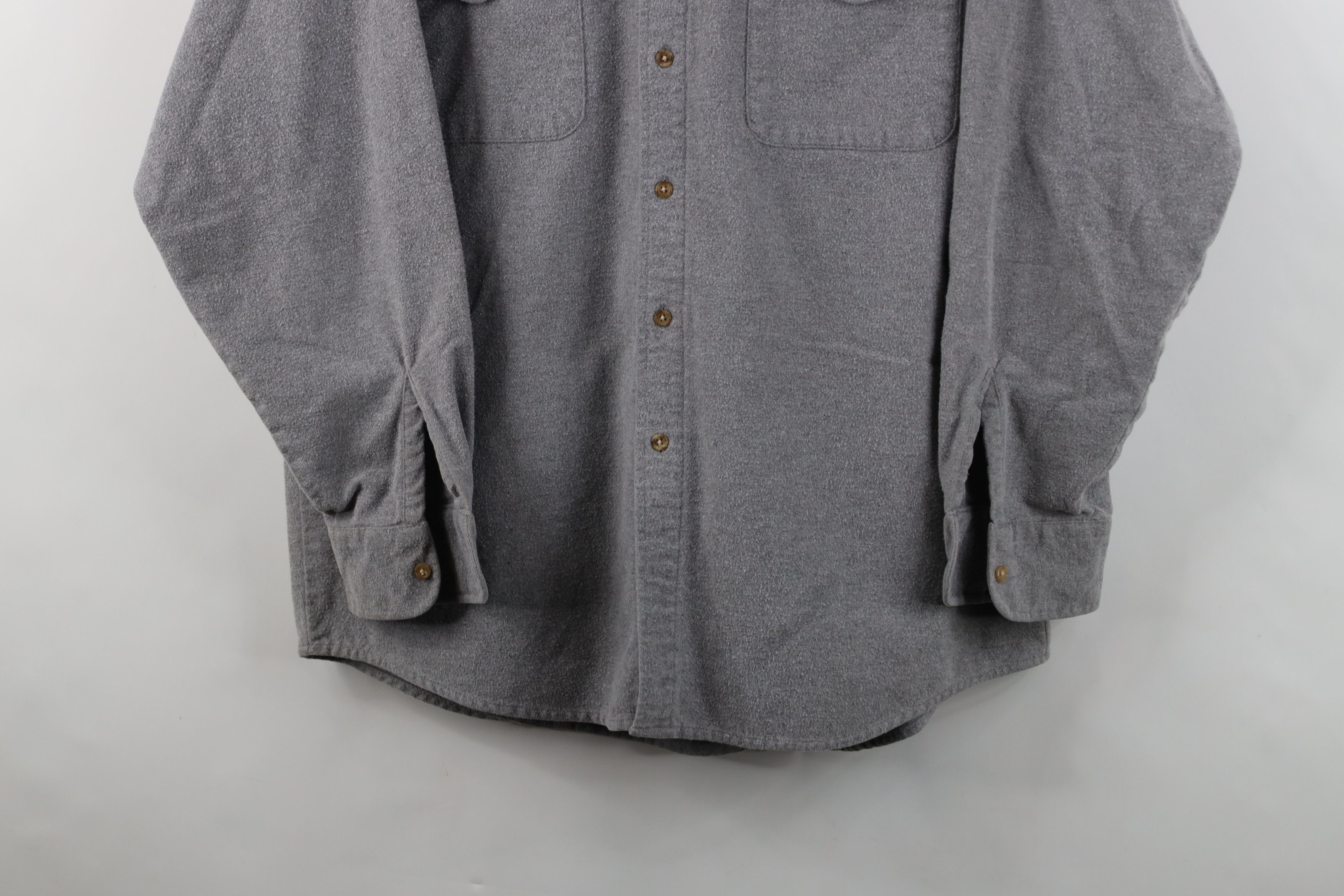 Vintage Vintage 90s Streetwear Heavy Chamois Cloth Button Down Shirt Size US L / EU 52-54 / 3 - 3 Thumbnail