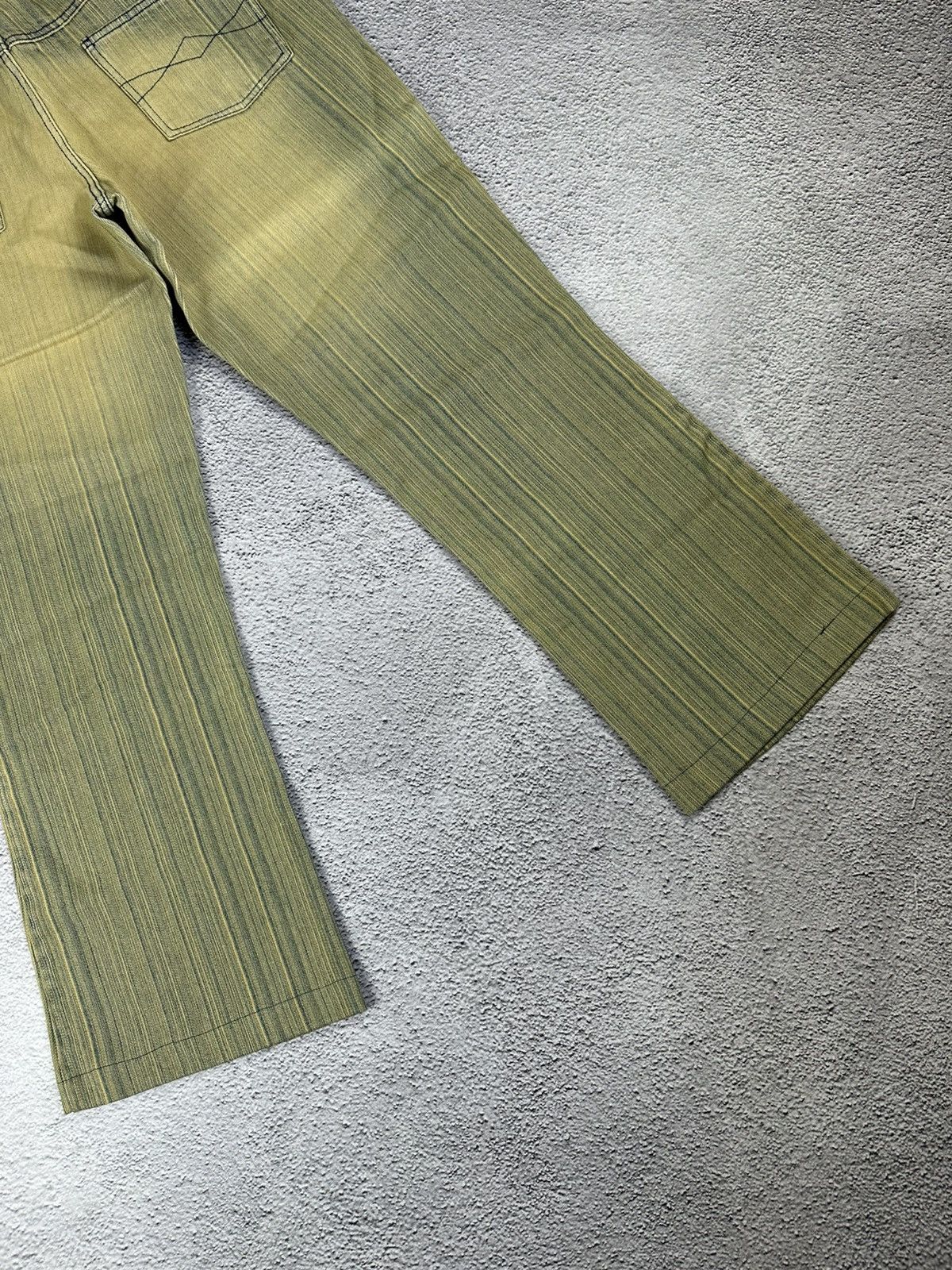 Other Diesel Style Vintage Stripe Flared Jeans Washed Y2K Faded Sk Size US 36 / EU 52 - 13 Thumbnail