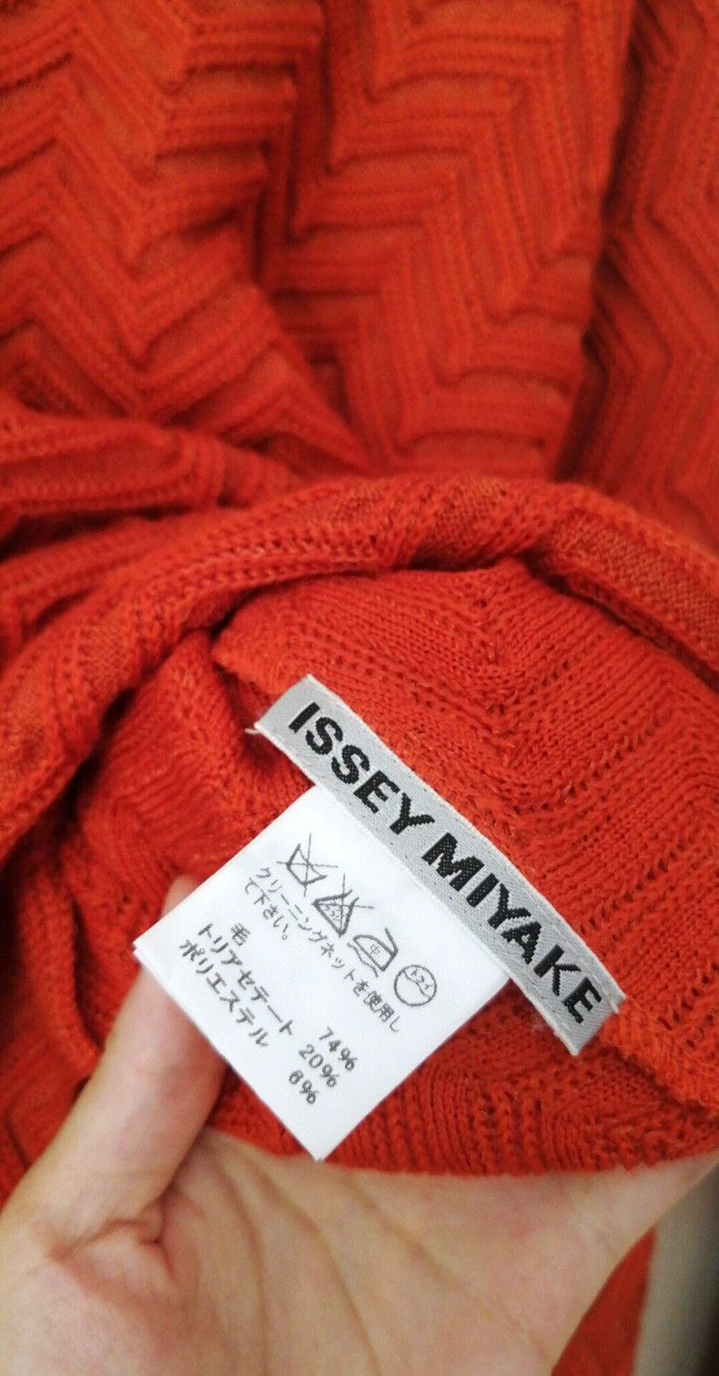 Issey Miyake issey miyake size：2 Red sweater 2506-Nextarrow Size XXS / US 00 / IT 34 - 2 Thumbnail