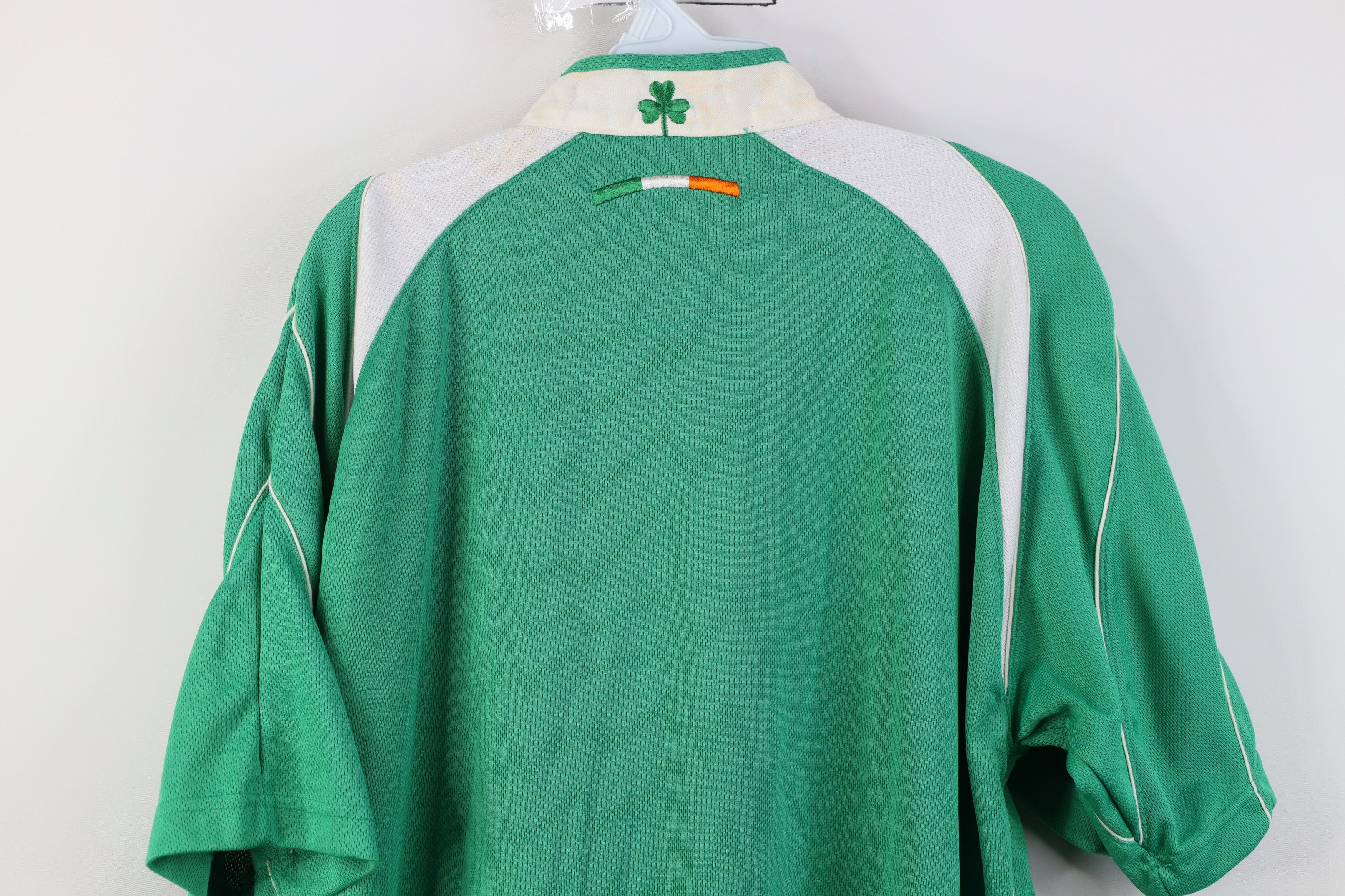 Vintage Vintage Spell Out Ireland Rugby Jersey Shirt Green Polyester Size US M / EU 48-50 / 2 - 16 Thumbnail