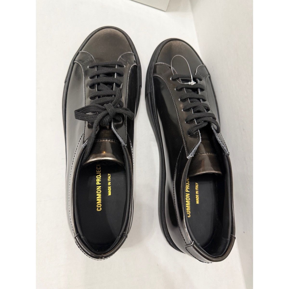 Common Projects COMMON PROJECTS ACHILLES FADED BLACK SNEAKERS Size US 9 / EU 42 - 7 Thumbnail