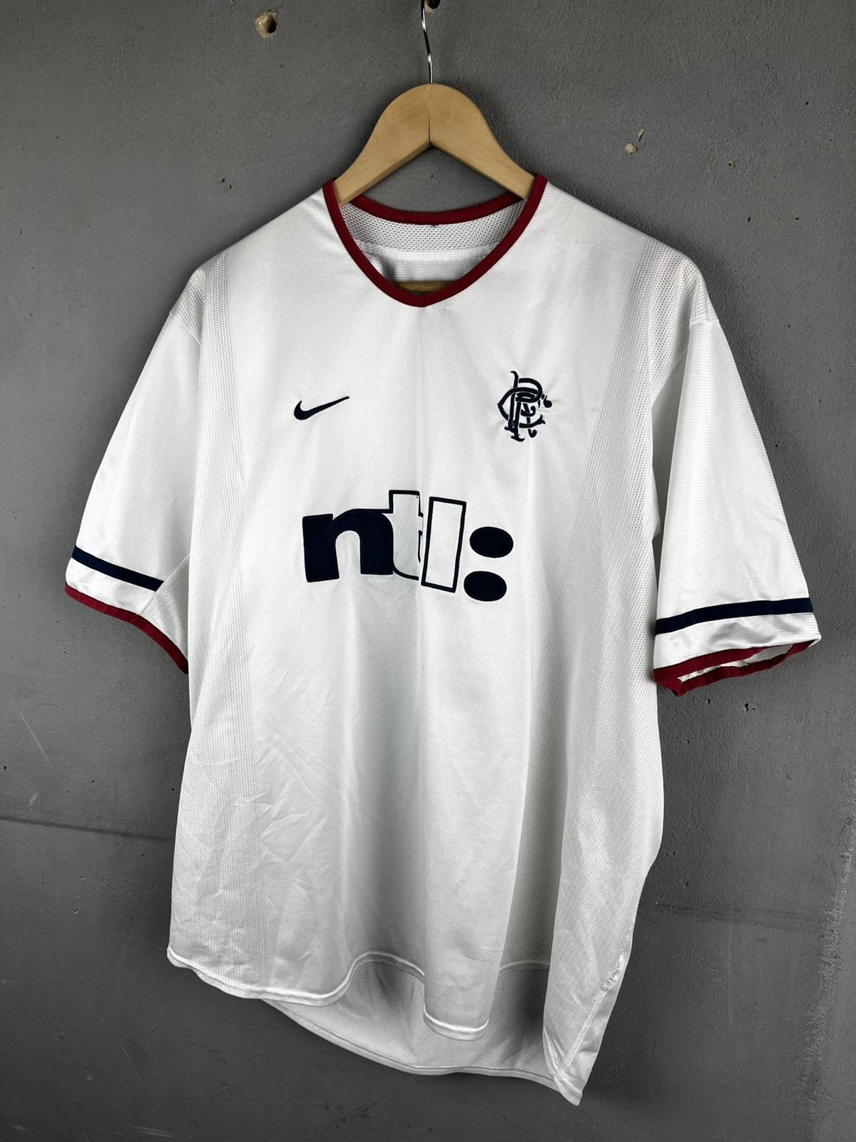 Nike GLASGOW RANGERS 2001 2002 AWAY SHIRT JERSEY NIKE Size US L / EU 52-54 / 3 - 1 Thumbnail