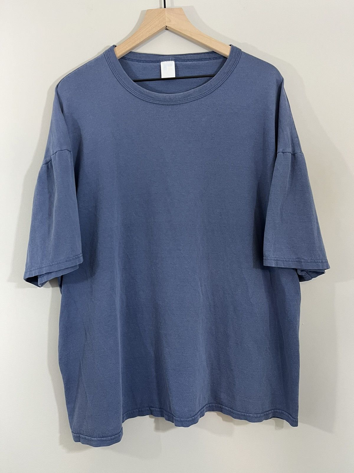 Vintage Blank Sun Faded BIG XXL Russell Boxy Oversize Tee Size US XXL / EU 58 / 5 - 1 Thumbnail