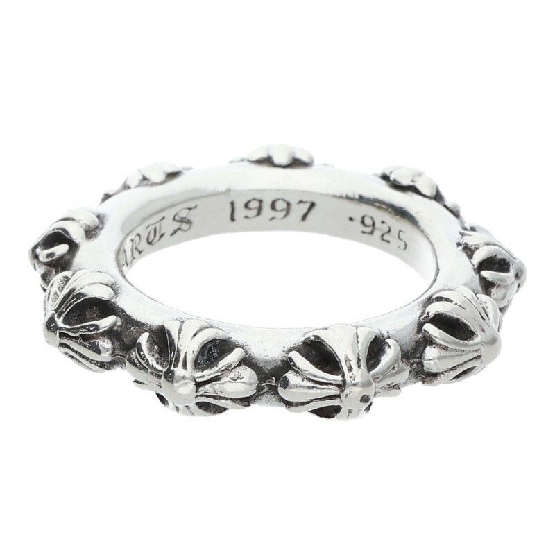 Chrome Hearts Chrome Hearts Cross Band Silver Ring Size ONE SIZE - 2 Thumbnail
