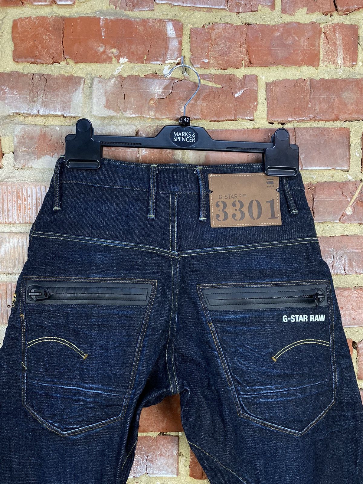 G-Star G-Star Raw 3301 Riley Loose Tapered Denim Jeans Size US 29 - 11 Thumbnail
