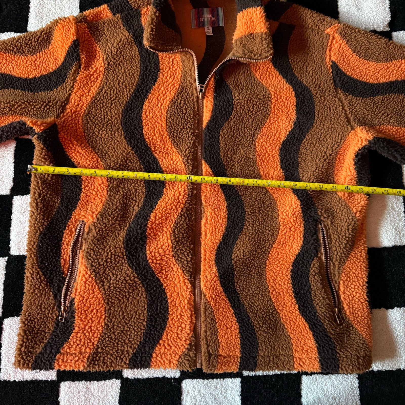 Urban Outfitters Fuzzy orange urban outfitters fleece zip up size extra large Size US XL / EU 56 / 4 - 6 Thumbnail