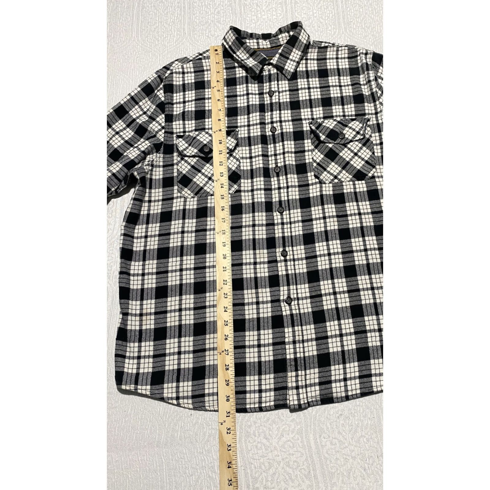 Vintage Anchorage Expedition Flannel Shirt Mens 2XL Black Plaid Long Sleeve Outdoor Workwear Shirt Size US XXL / EU 58 / 5 - 4 Thumbnail