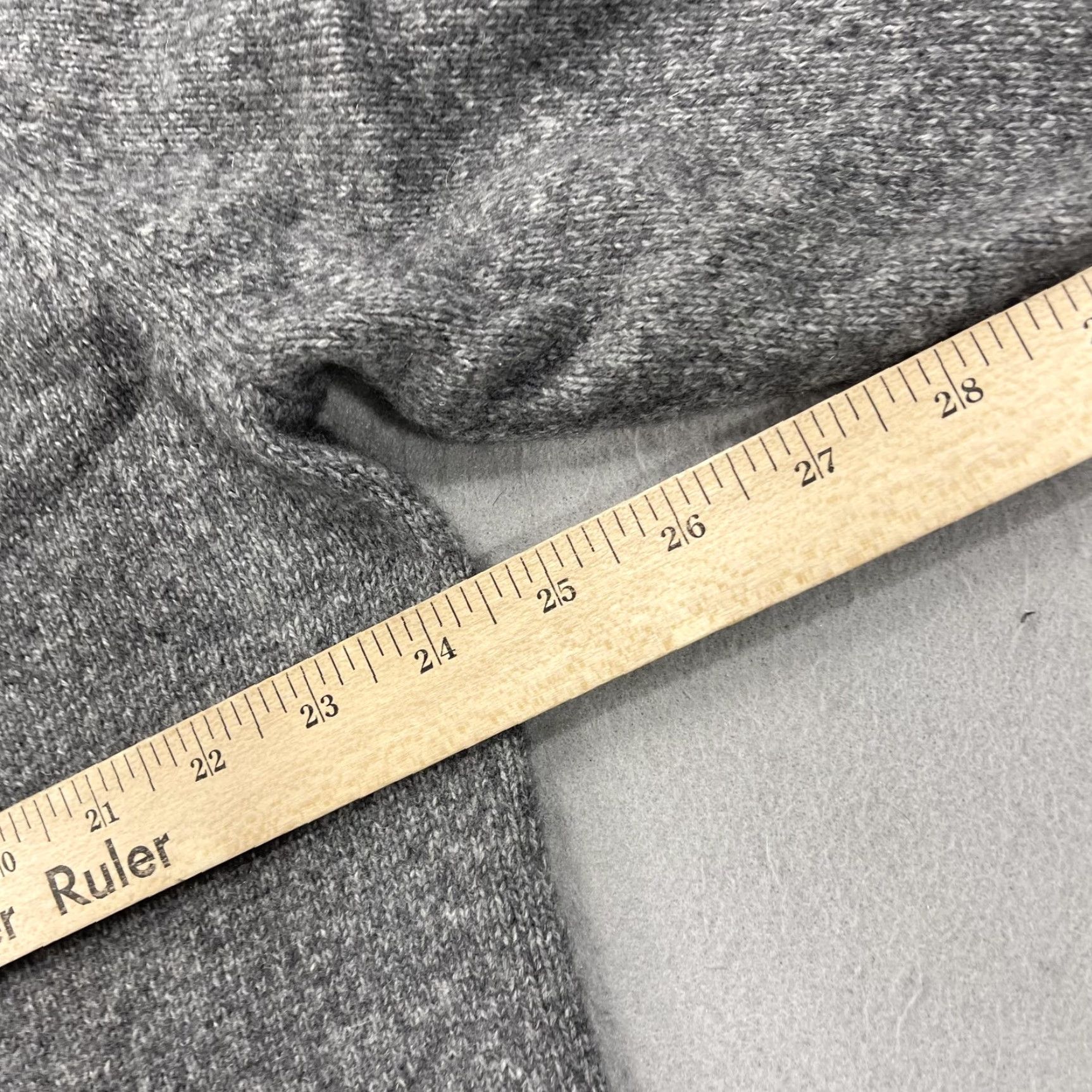 Vintage Glen Lyon Sweater Mens XL Gray 100% Cashmere Mock Neck Pullover Knit Long Sleeve Casual Winter Modern Preppy Womens? Size US XL / EU 56 / 4 - 7 Thumbnail