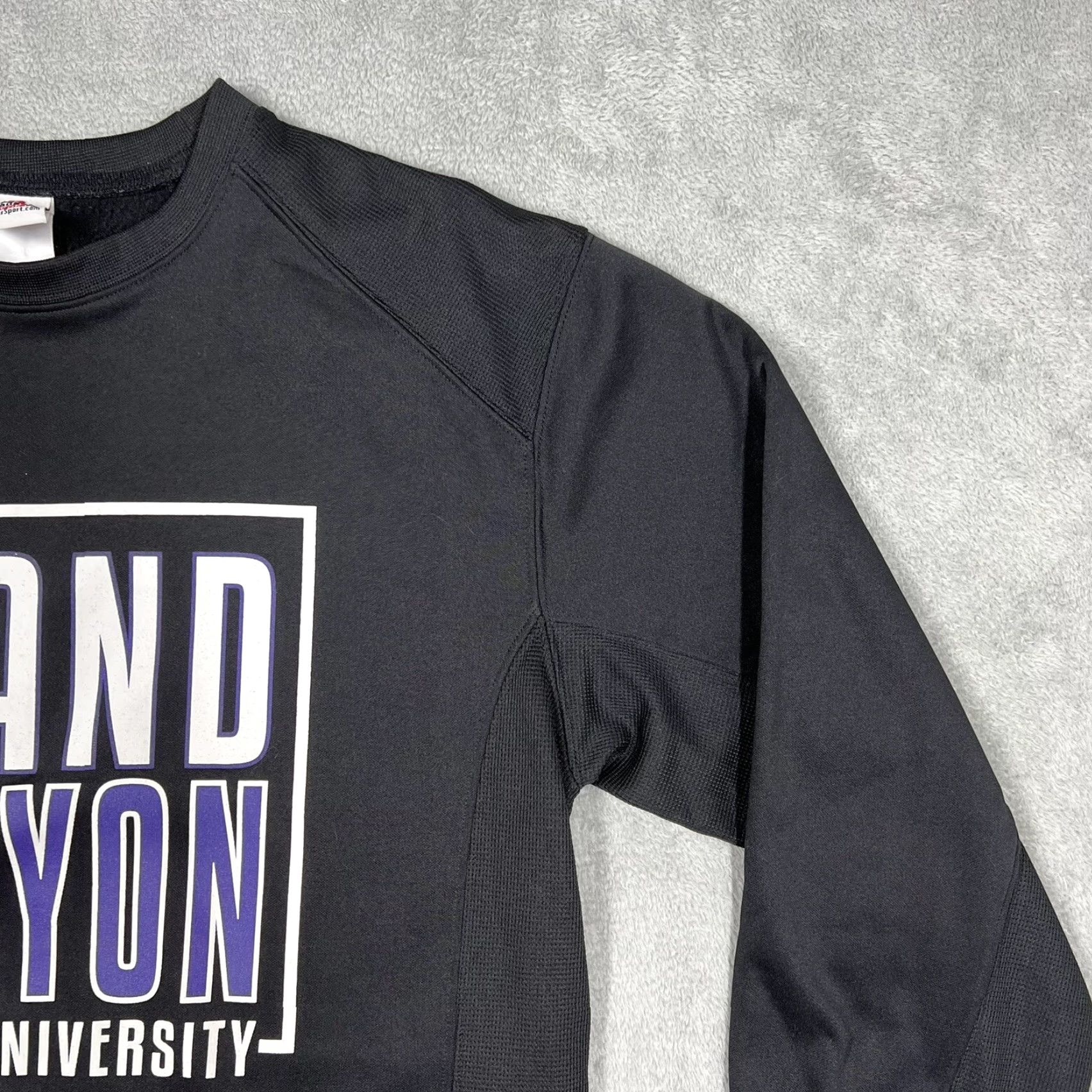 Vintage GCU Badger Men’s Crewneck Sweatshirt M Black Pullover Logo Solid Campus University Sweatshirt Regular Fit Size US M / EU 48-50 / 2 - 4 Thumbnail