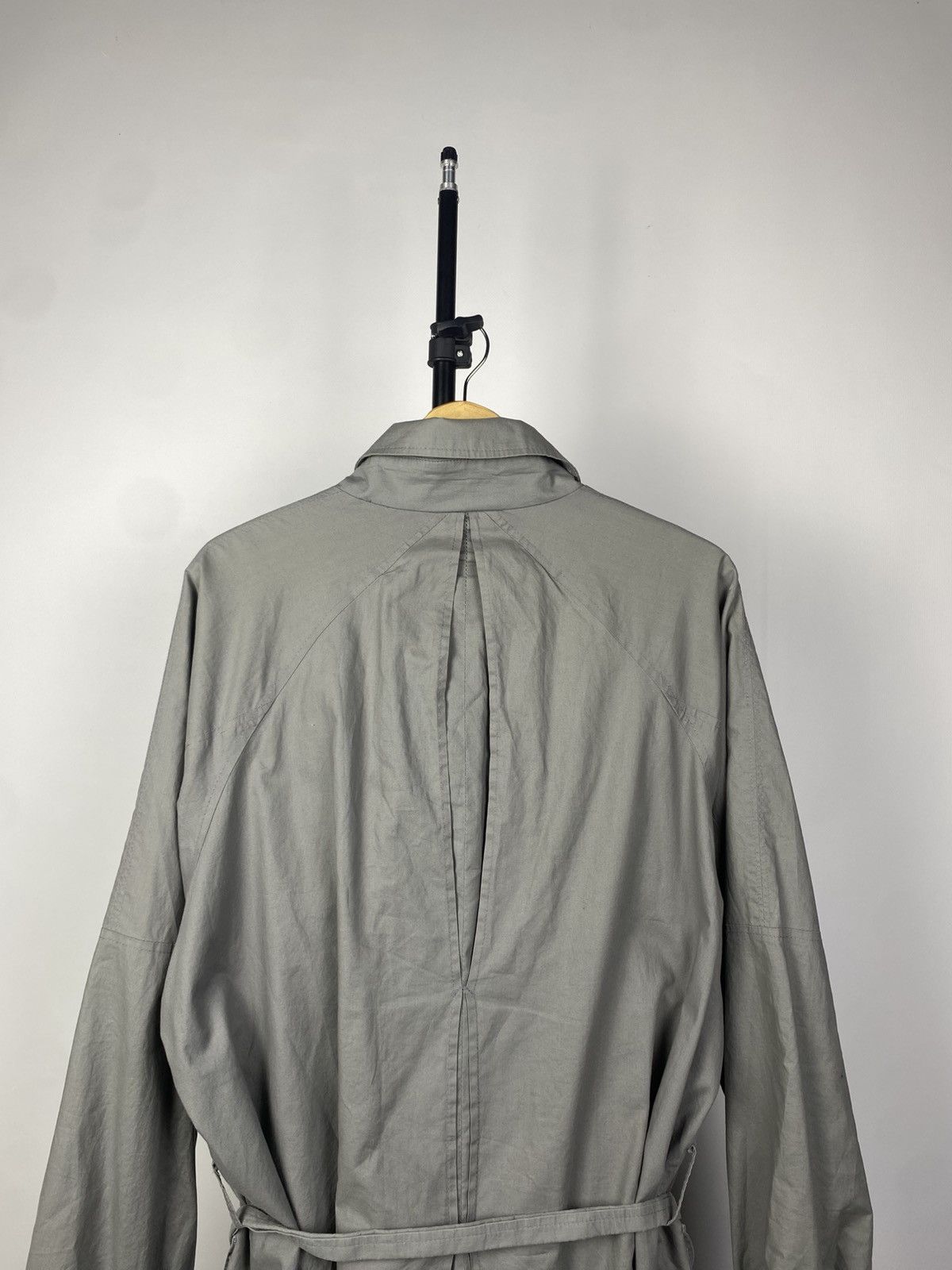Avant Garde Vintage 80s YSL Trench Coat Luxury Old Money