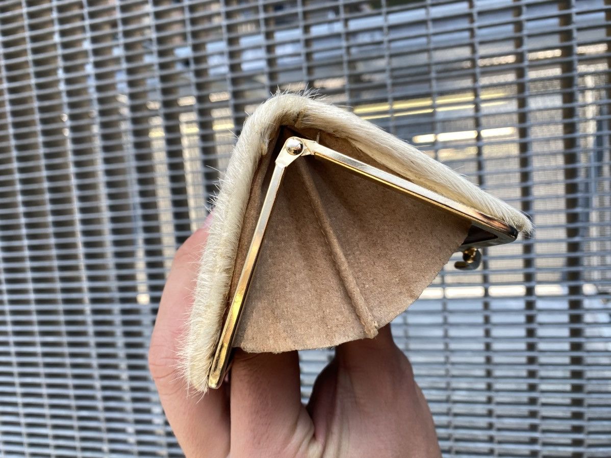 Vintage Avant-garde Cow Hair Leather Wallet Size ONE SIZE - 10 Thumbnail