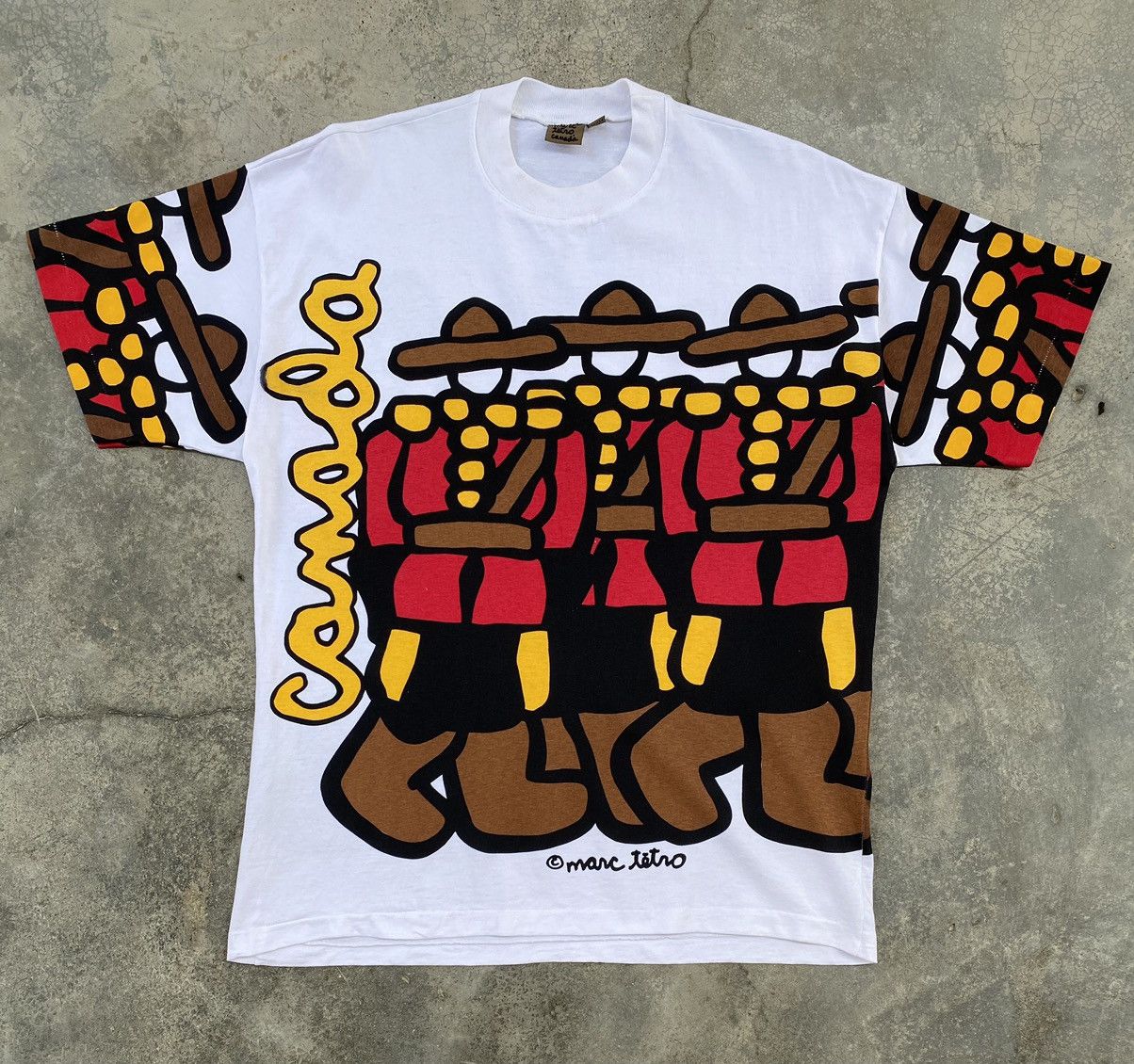 Vintage Vintage 90s Mark Tetro Canada Over Print Tees Size US L / EU 52-54 / 3 - 1 Thumbnail
