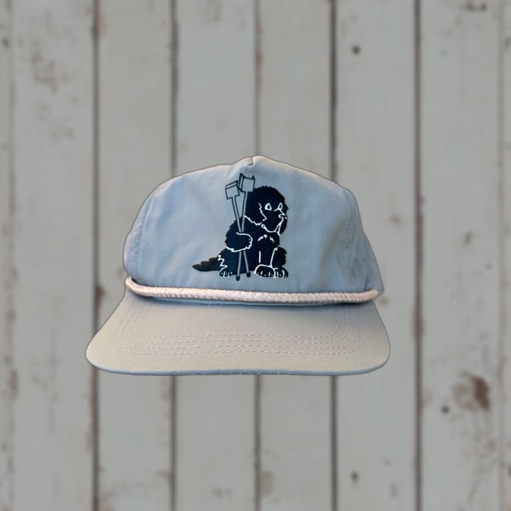 Roper VINTAGE Kati Sport Cap Dog Strapback Sport Hat Cap Rope Brim Unisex Adults One Size Gray Adjustable Rope Brim Snapback Casual Travel Size ONE SIZE - 1 Thumbnail