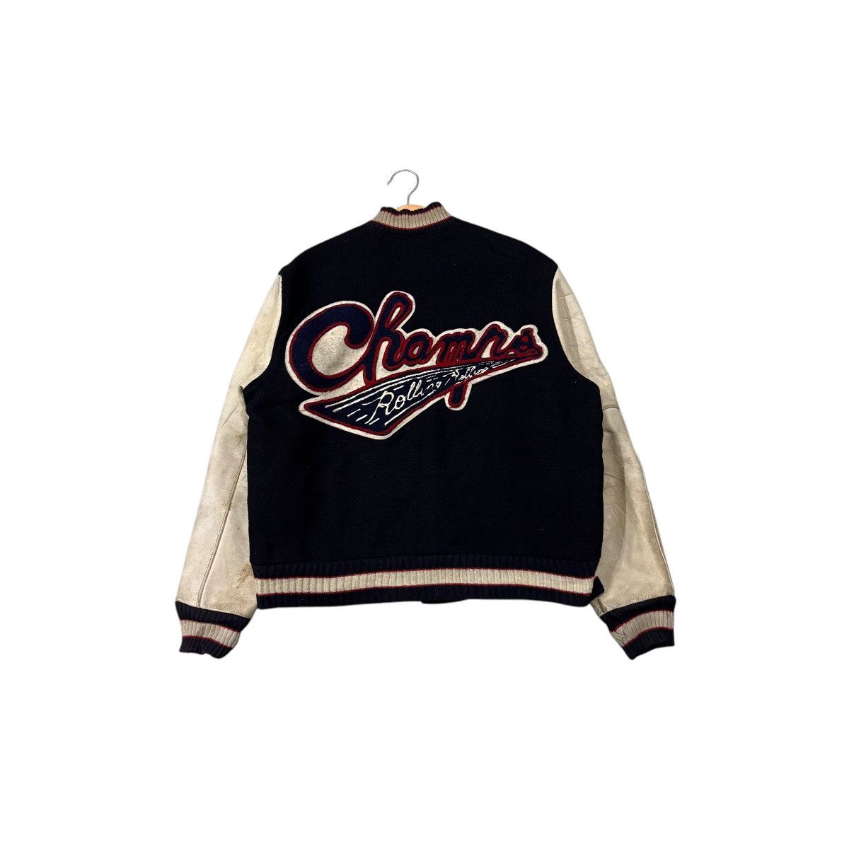 Japanese Brand Vintage Switch Baseball Champs Wool Leather Varsity Jacket Size US M / EU 48-50 / 2 - 1 Thumbnail